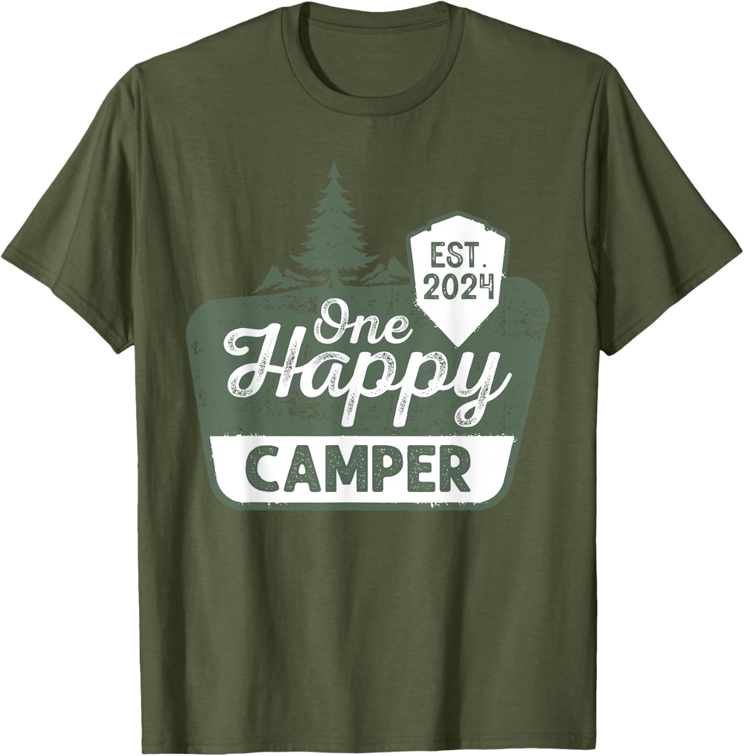 One Happy Camper Matching Family Birthday T-Shirt for Fun Celebrations - 8
