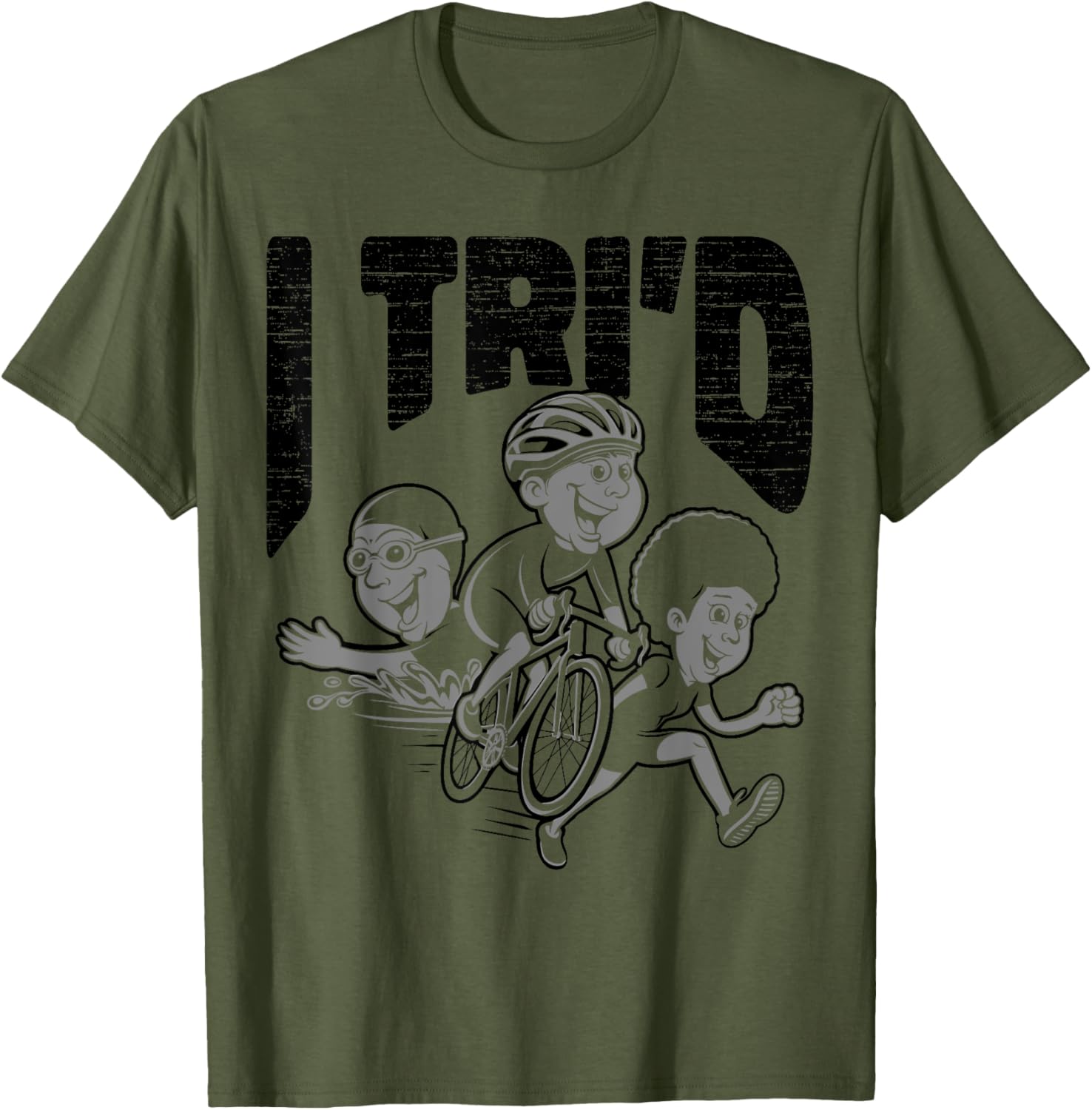 I Tri'd Triathlon Ultra Runner T-Shirt for Passionate Marathoners - 5