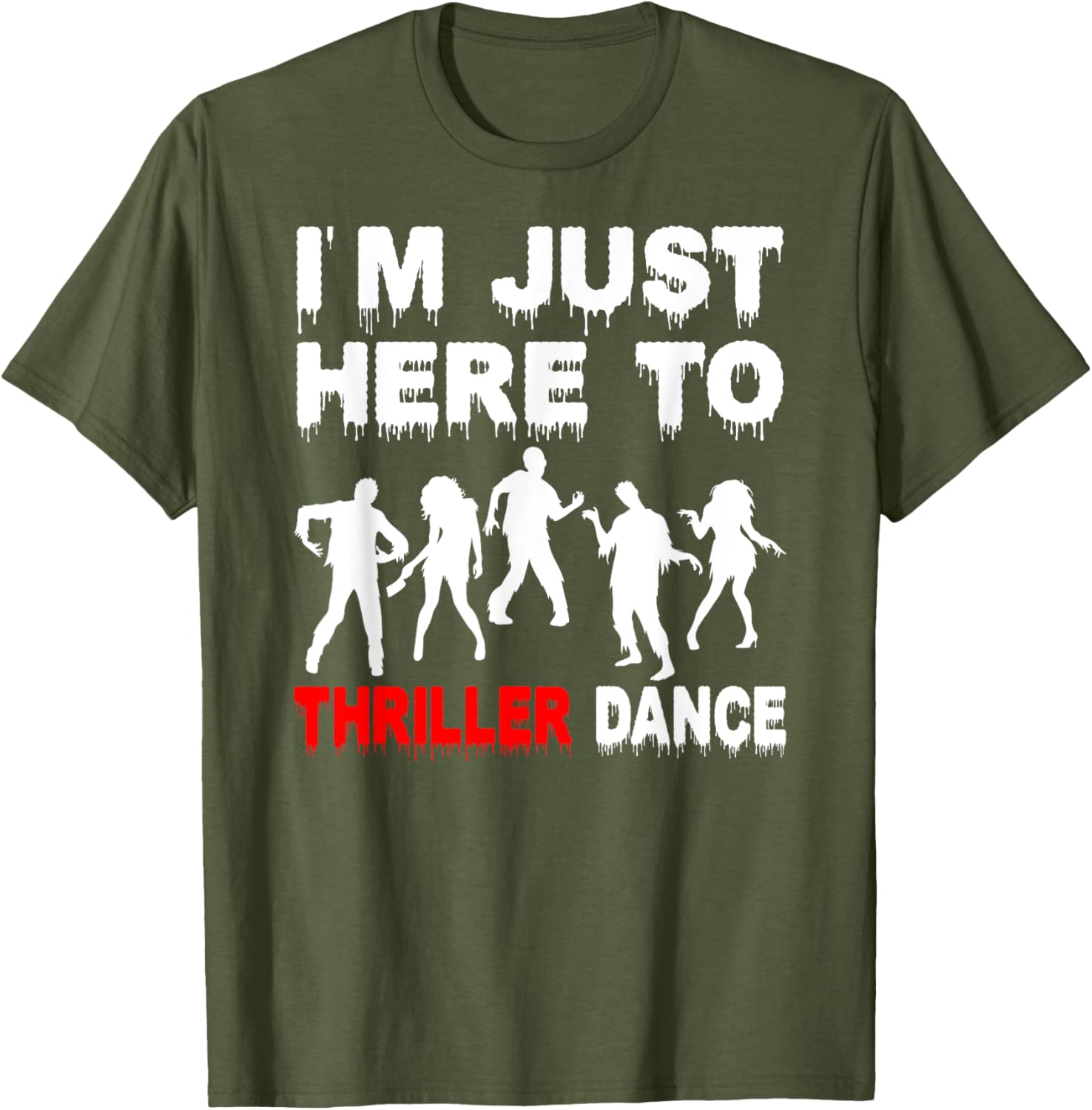Funny Zombie Thriller Dance T-Shirt for Halloween Fun and Festivities - 7
