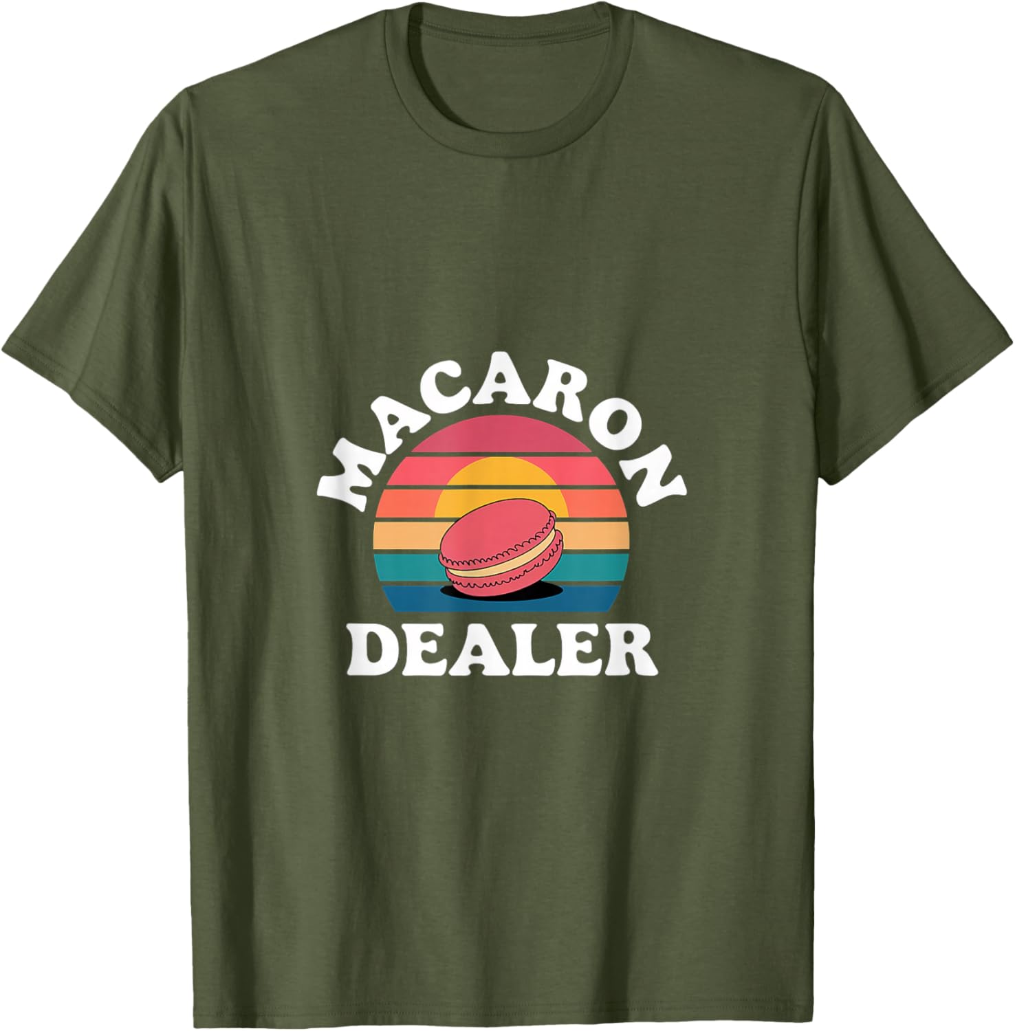 Macaron Dealer Baker Pastry Chef T-Shirt for Baking Enthusiasts - 7