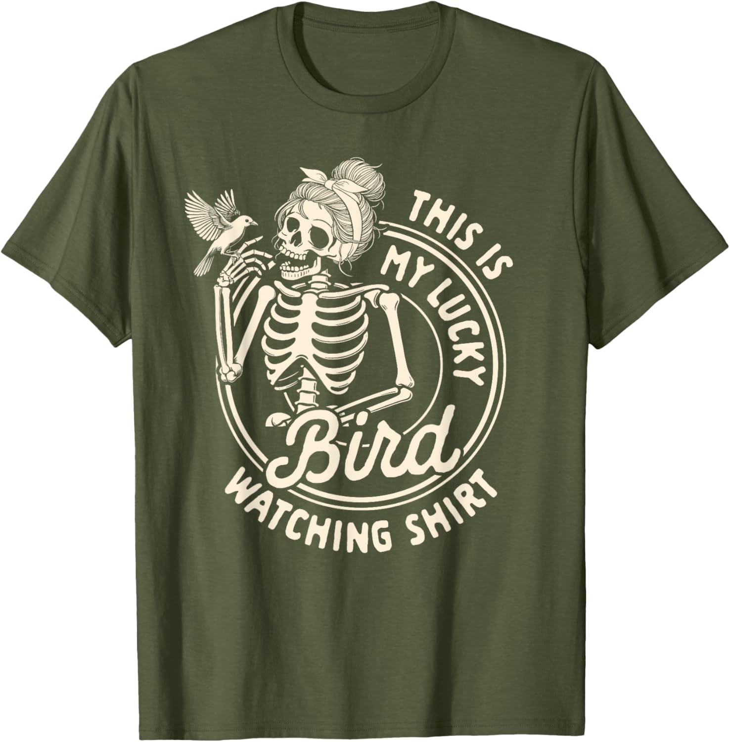 Lucky Bird Watching T-Shirt for Bird Enthusiasts and Nature Lovers - 8