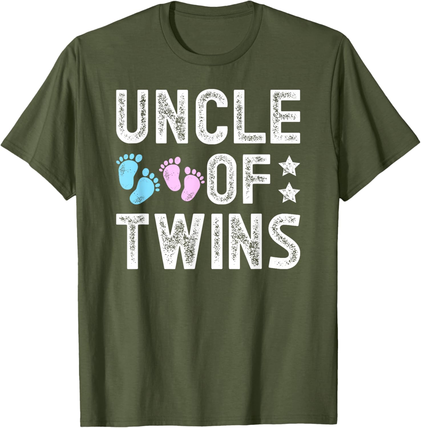 Proud Twin Uncle T-Shirt for Uncles of Twins - Fun and Stylish Design - 12