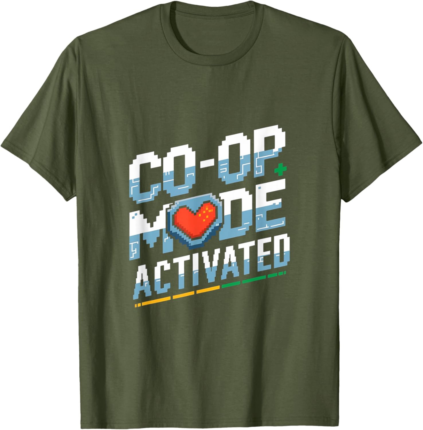 Matching Gamer Couple Retro Co-Op Mode T-Shirt for Fun Gaming Sessions - 4