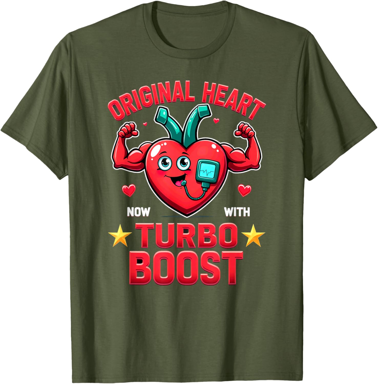 Original Heart Pacemaker Turbo Boost T-Shirt for Cardiac Health Lovers - 7