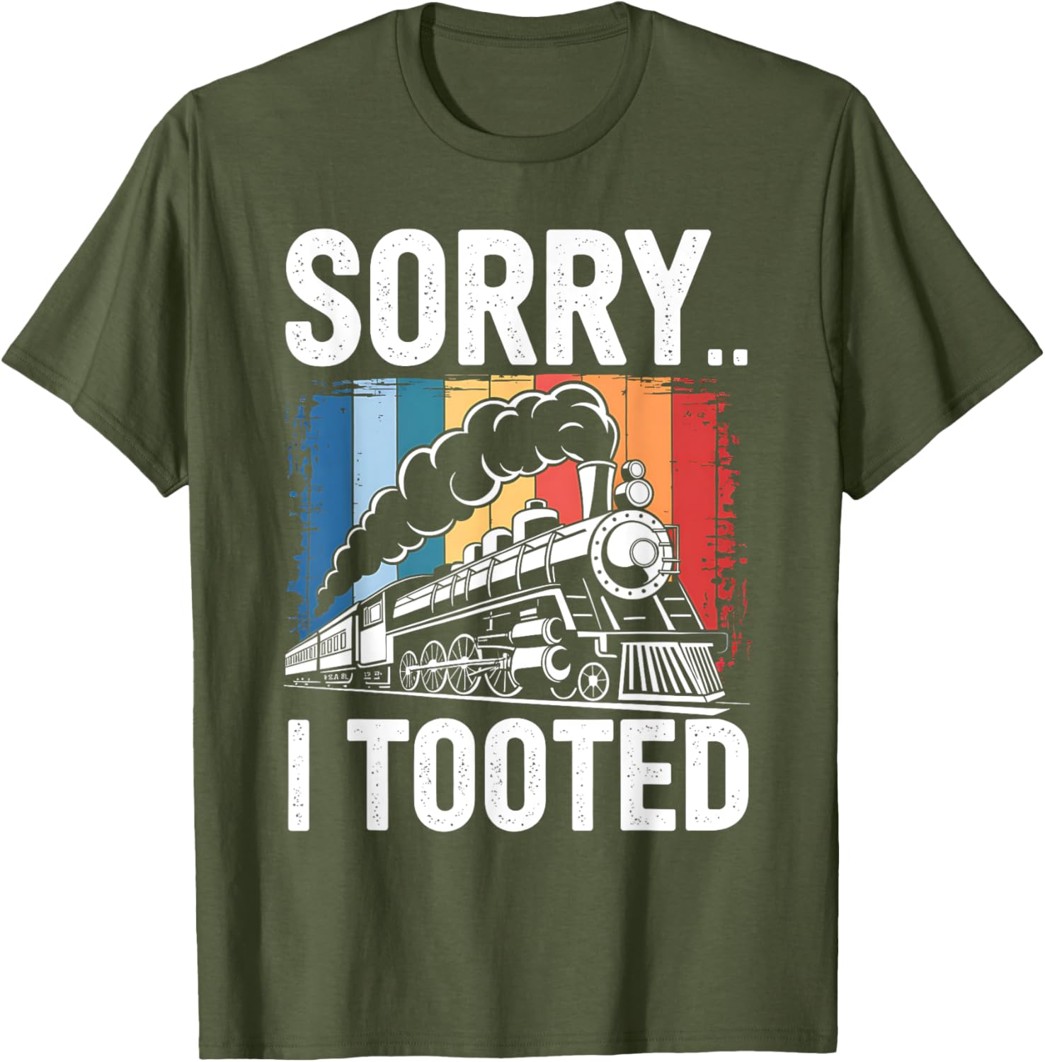 Funny Train Sorry I Tooted T-Shirt for Kids - Perfect Railroad Gift - 16