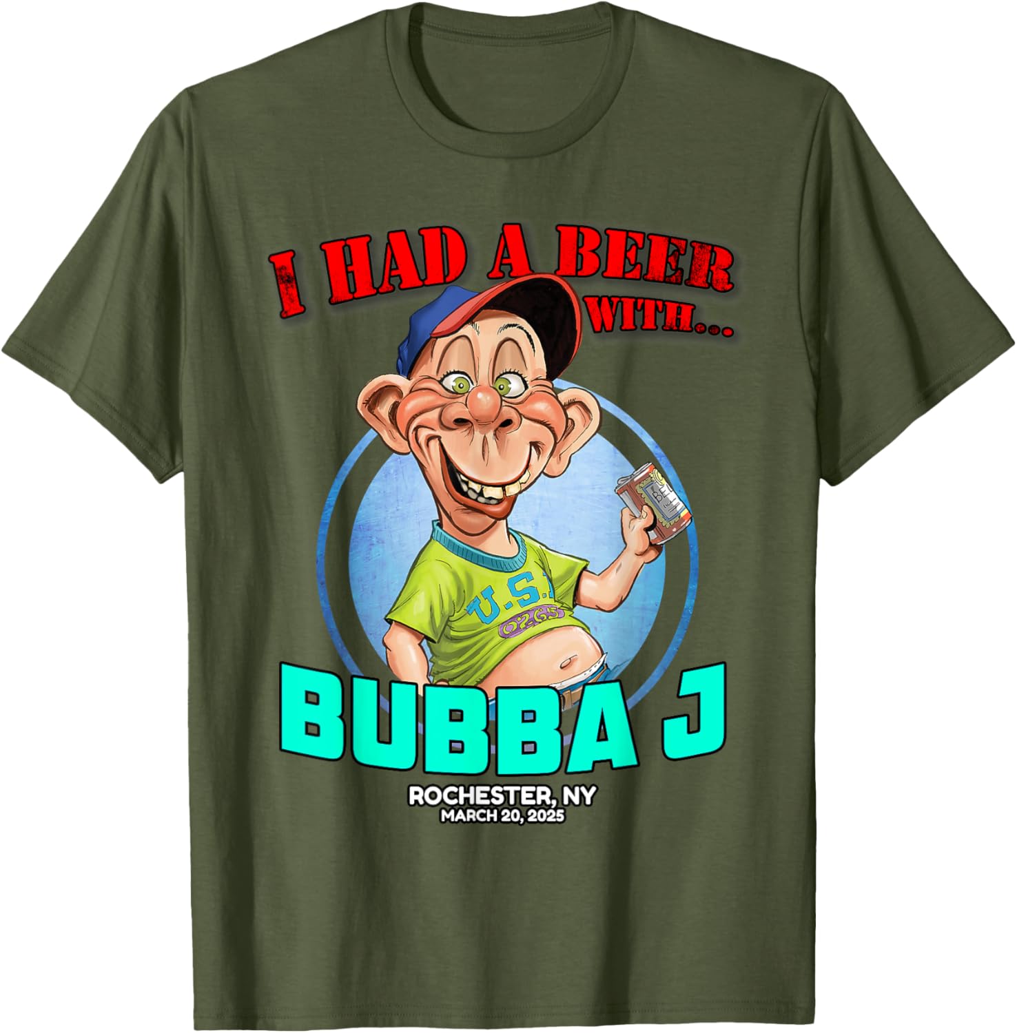 Bubba J Rochester NY 2025 T-Shirt for Fun and Casual Outfit Lovers - 2