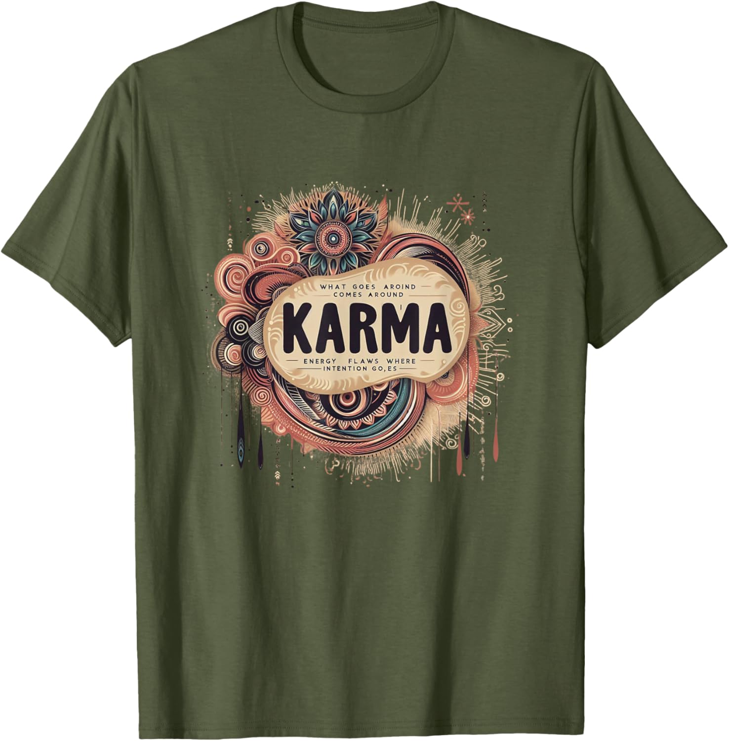 Inspirational Karma Quote Tee - Spread Positive Energy with Style - 6