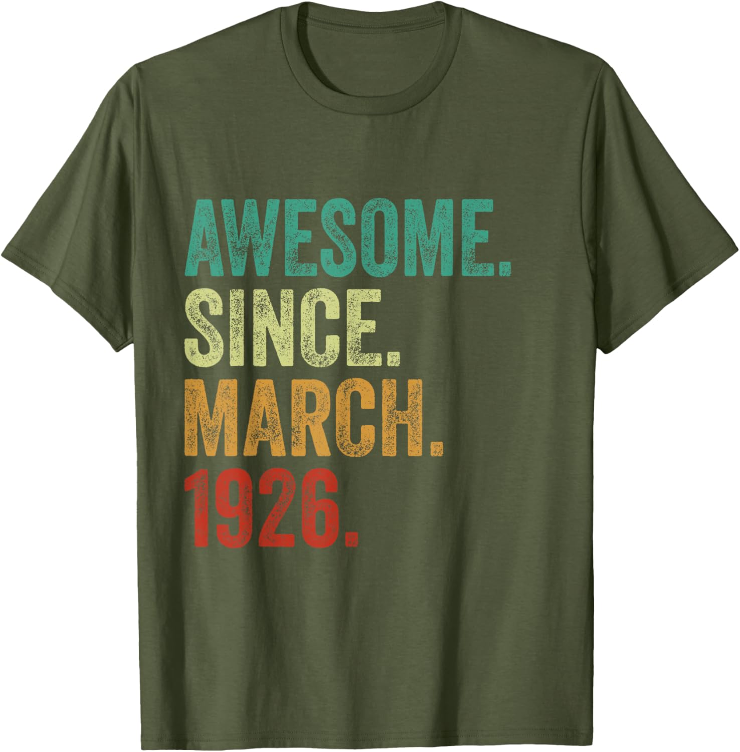 99 Years Awesome Since March 1926 99th Birthday T-Shirt for Celebrations - 14