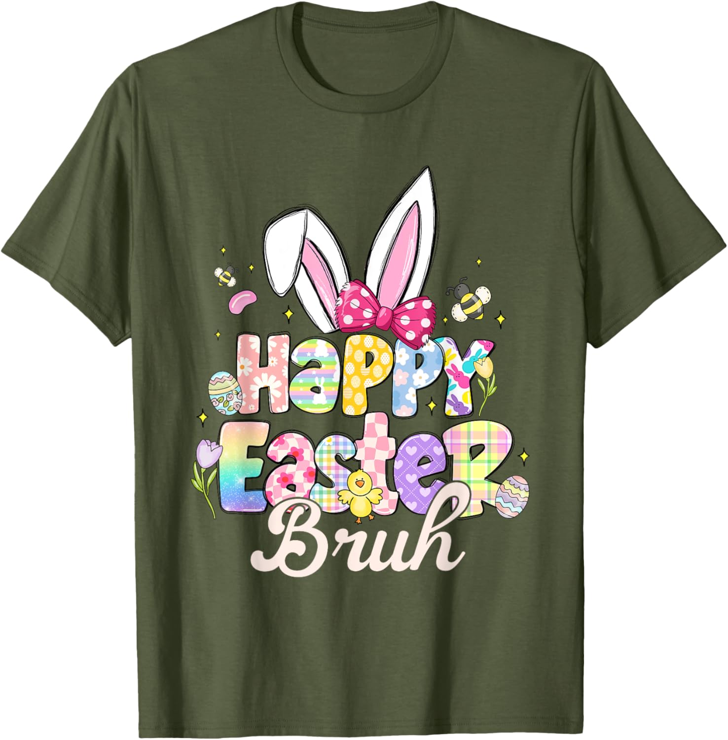 Funny Easter Bruh Meme T-Shirt for Bro Happy Spring Celebrations - 21