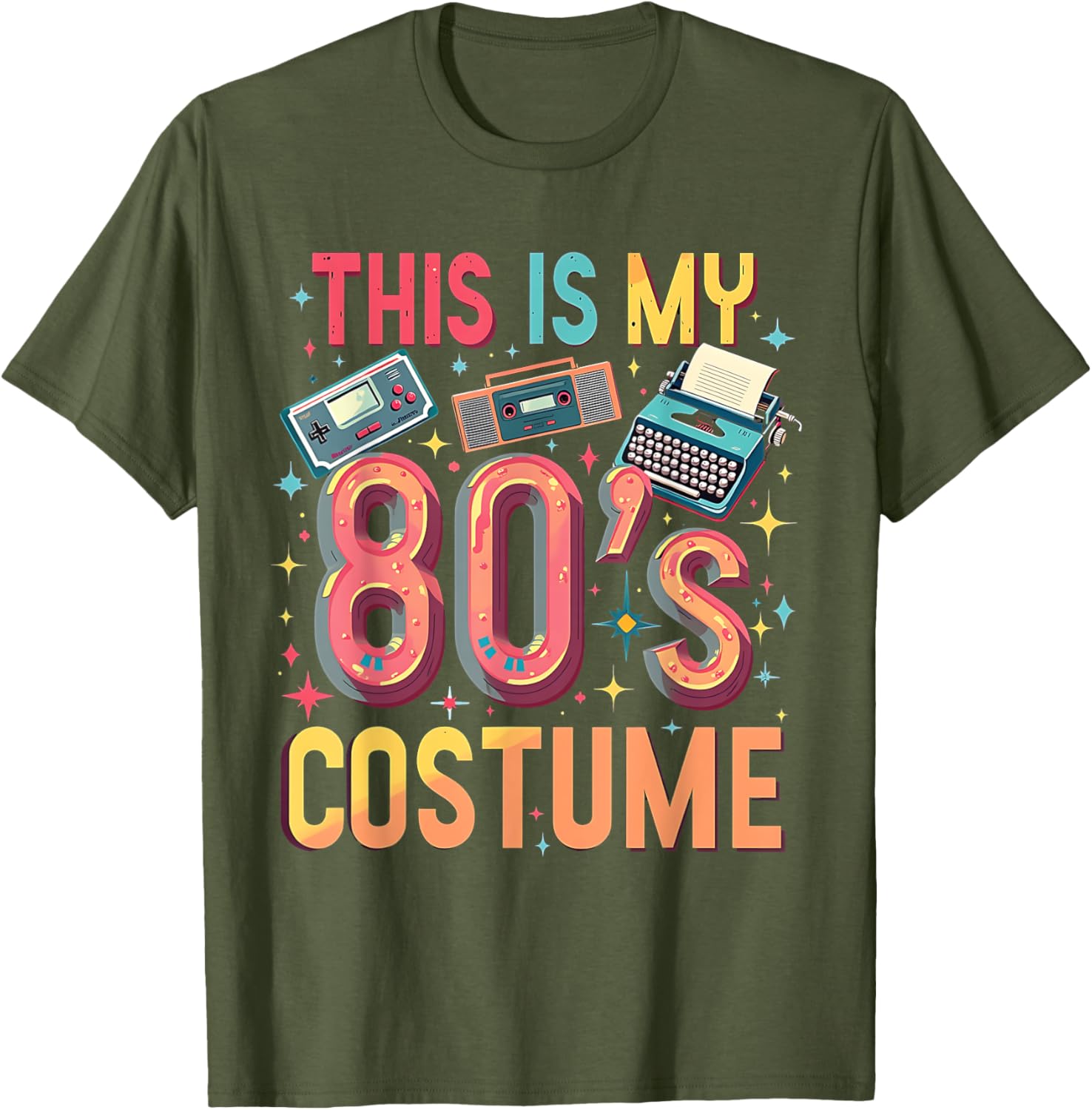 Retro 80's Costume T-Shirt for Fun Throwback Vibes Perfect for Parties - 2