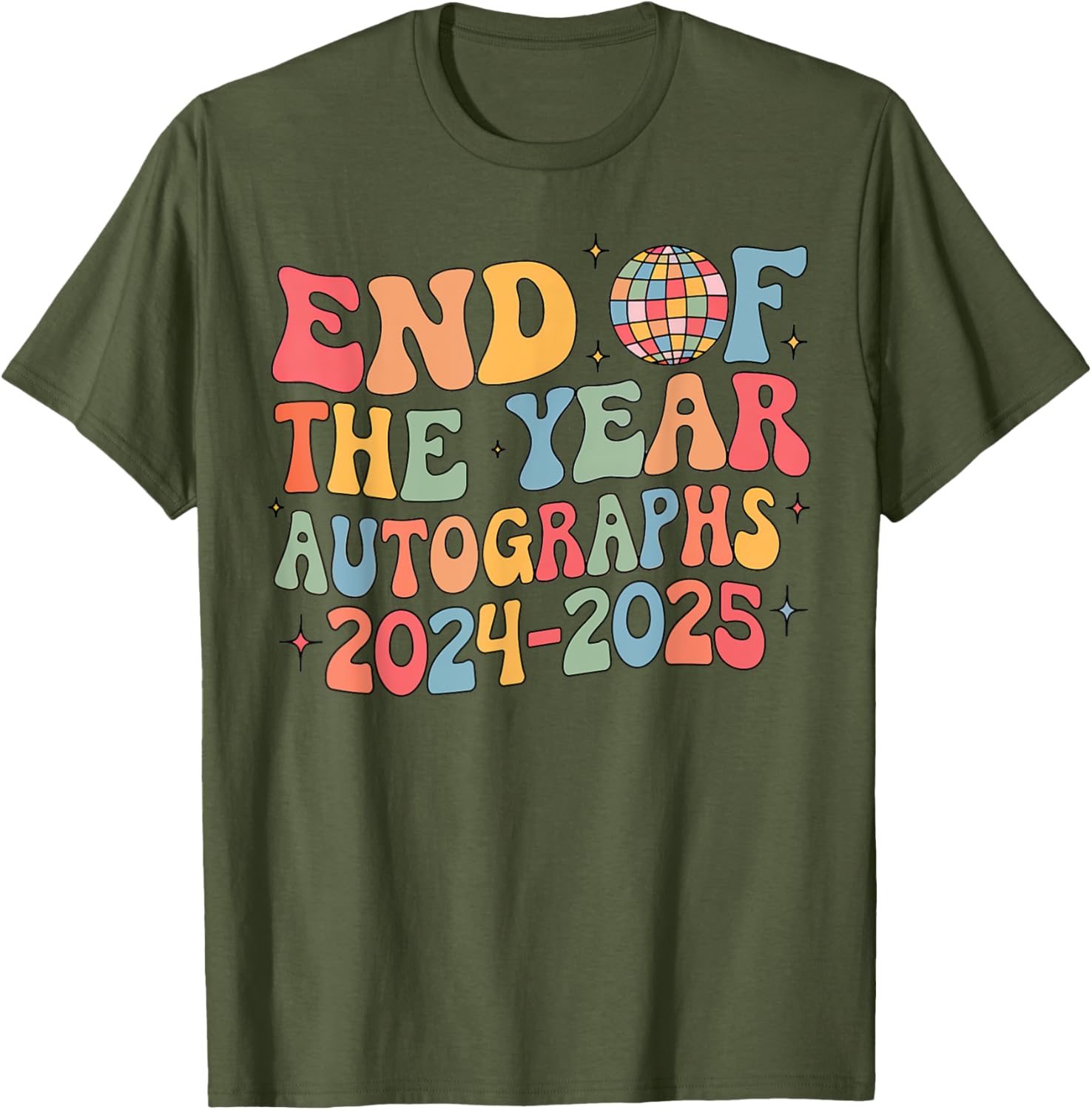 End of Year Autographs T-Shirt for Last Day of School 2024/2025 - 23