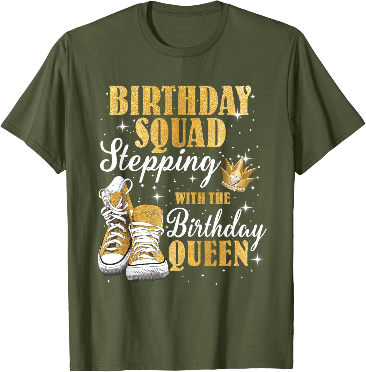 Birthday Queen T-Shirt with Diamond Crown for Celebrating in Style - 10