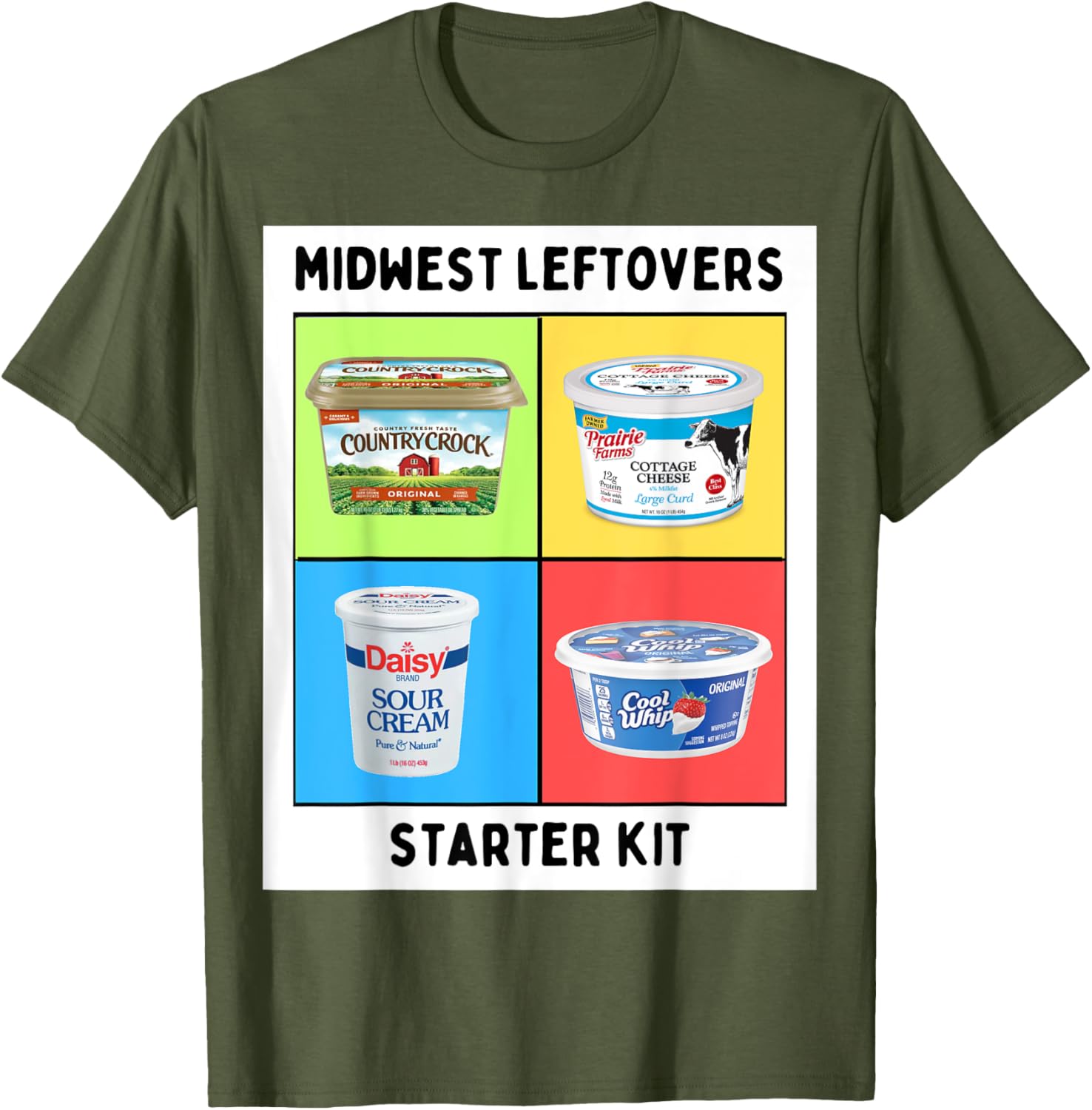 Midwest Leftovers Starter Kit T-Shirt for Fun & Casual Style - 1
