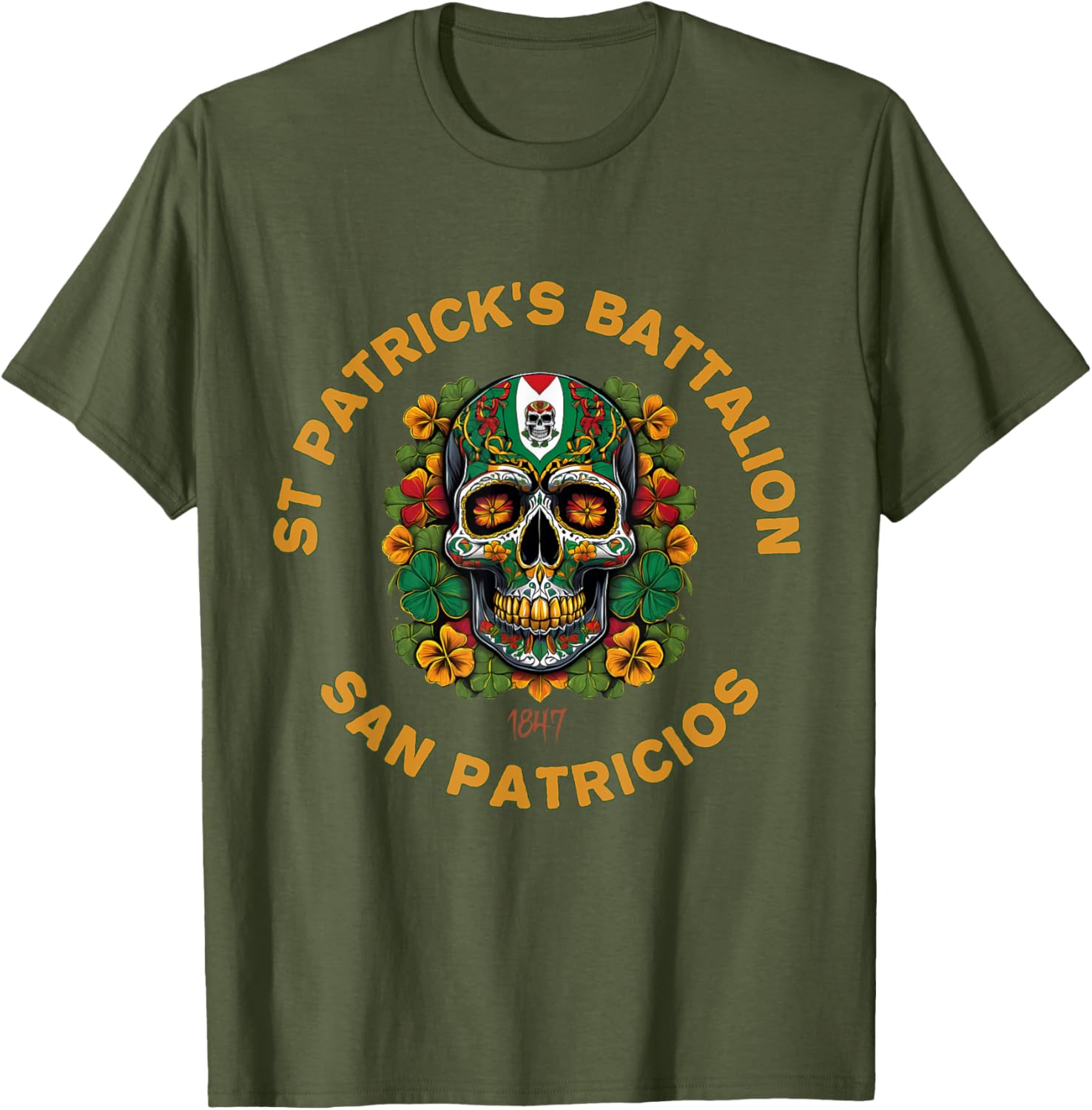 Saint Patrick's Battalion San Patricios T-Shirt for Proud Irish Heritage - 3
