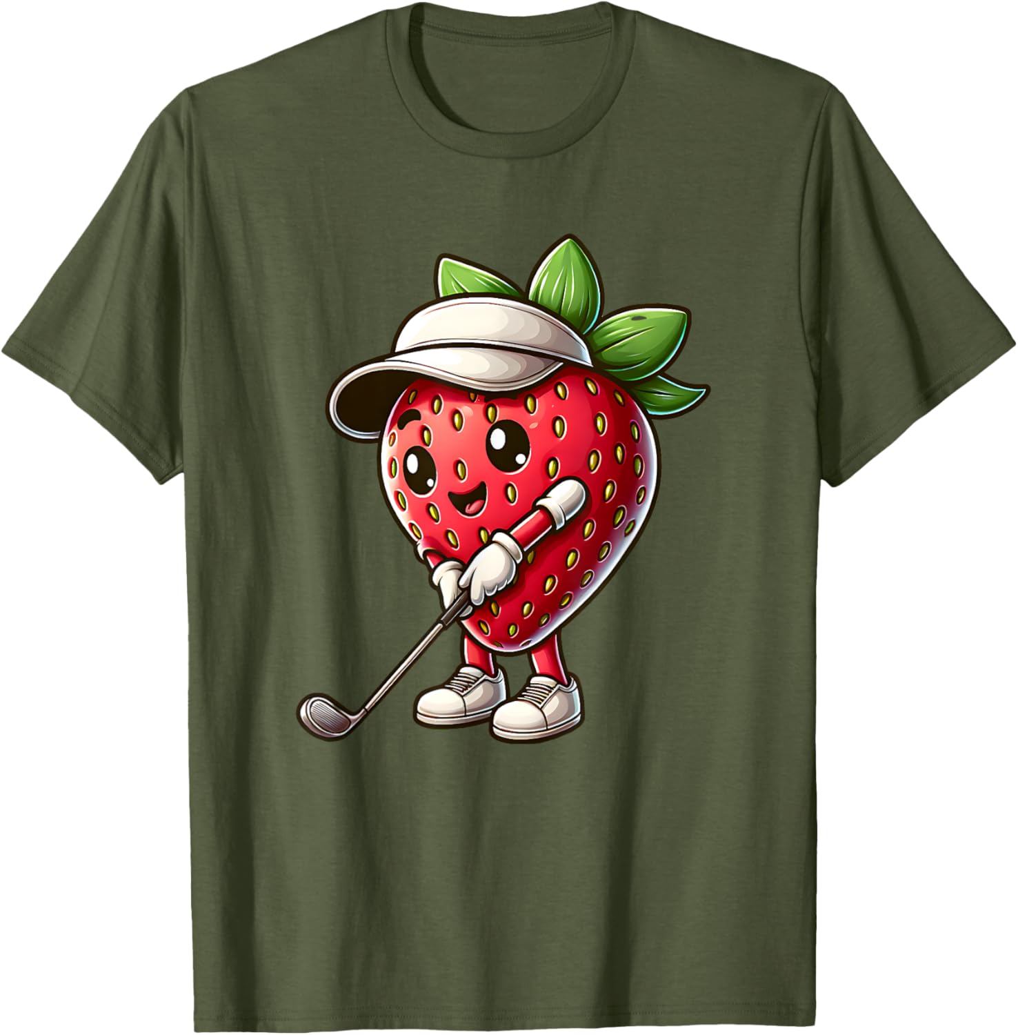 Funny Strawberry Golf Buddy T-Shirt for Golf Lovers and Friends - 21