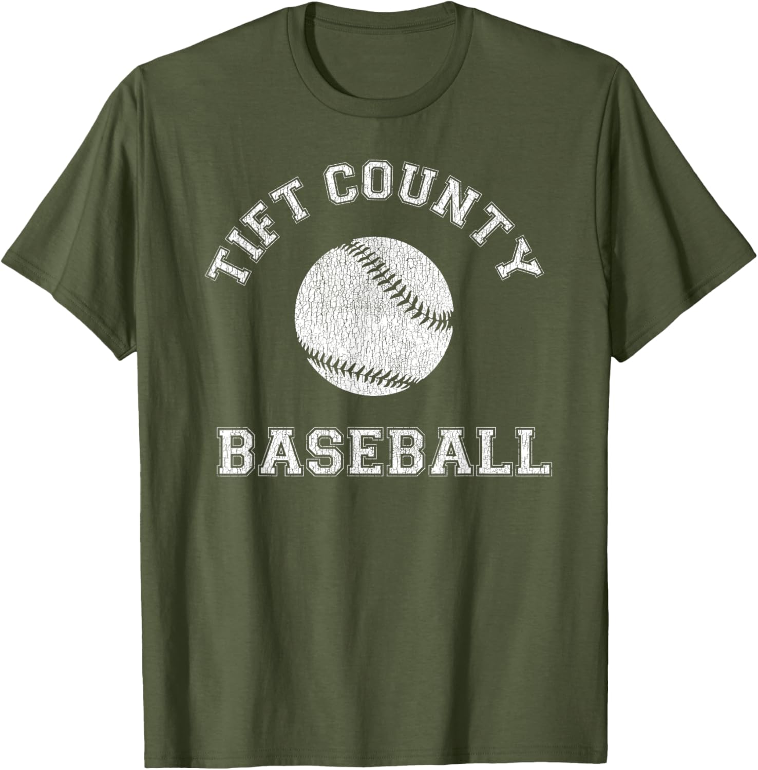Tift County Baseball Distressed Retro Classic T-Shirt for Fans - 7