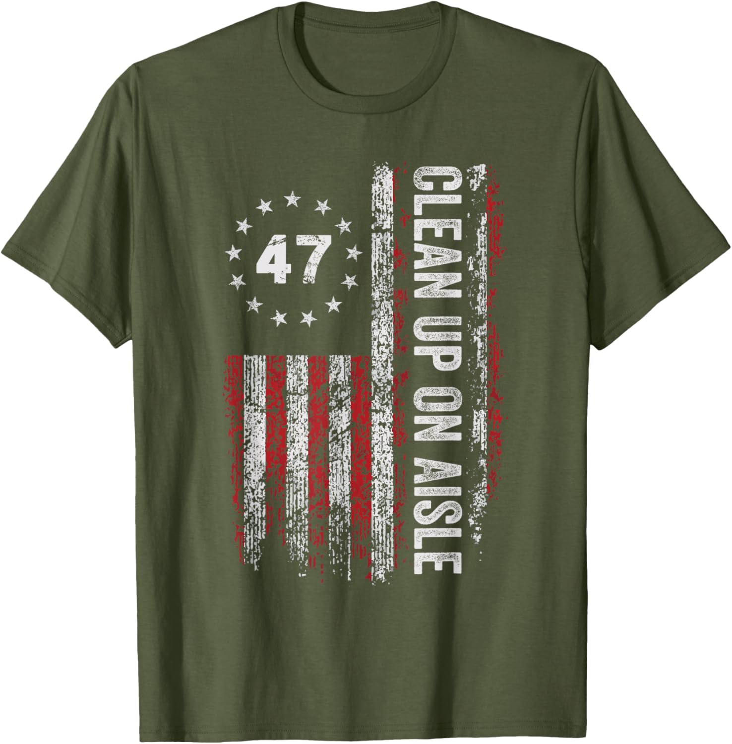 Clean Up On Aisle 47 Impeach 47 Anti Trump T-Shirt for Bold Statements - 5