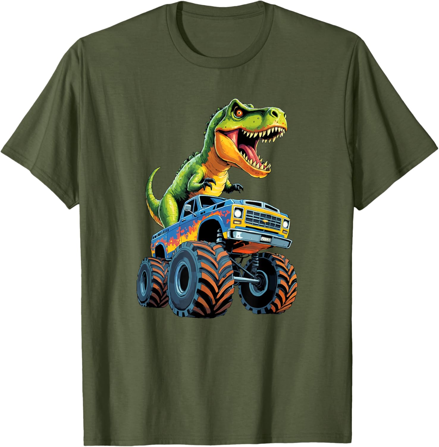Monster Truck Dinosaur Birthday Party T-Shirt for Boys - Fun & Exciting! - 24