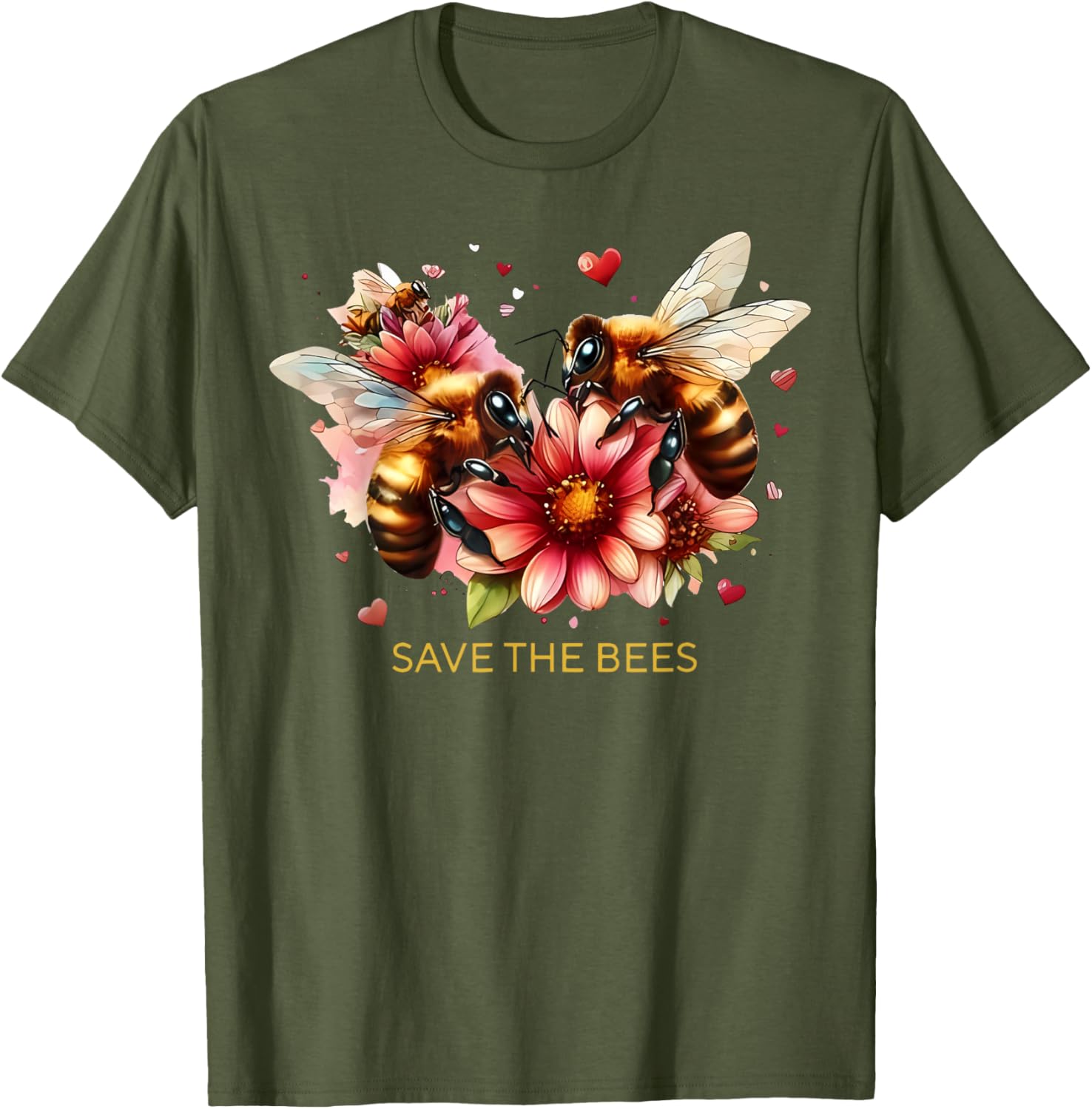 Save Our Bees Pollinator Gardening T-Shirt for Environmental Advocates - 19