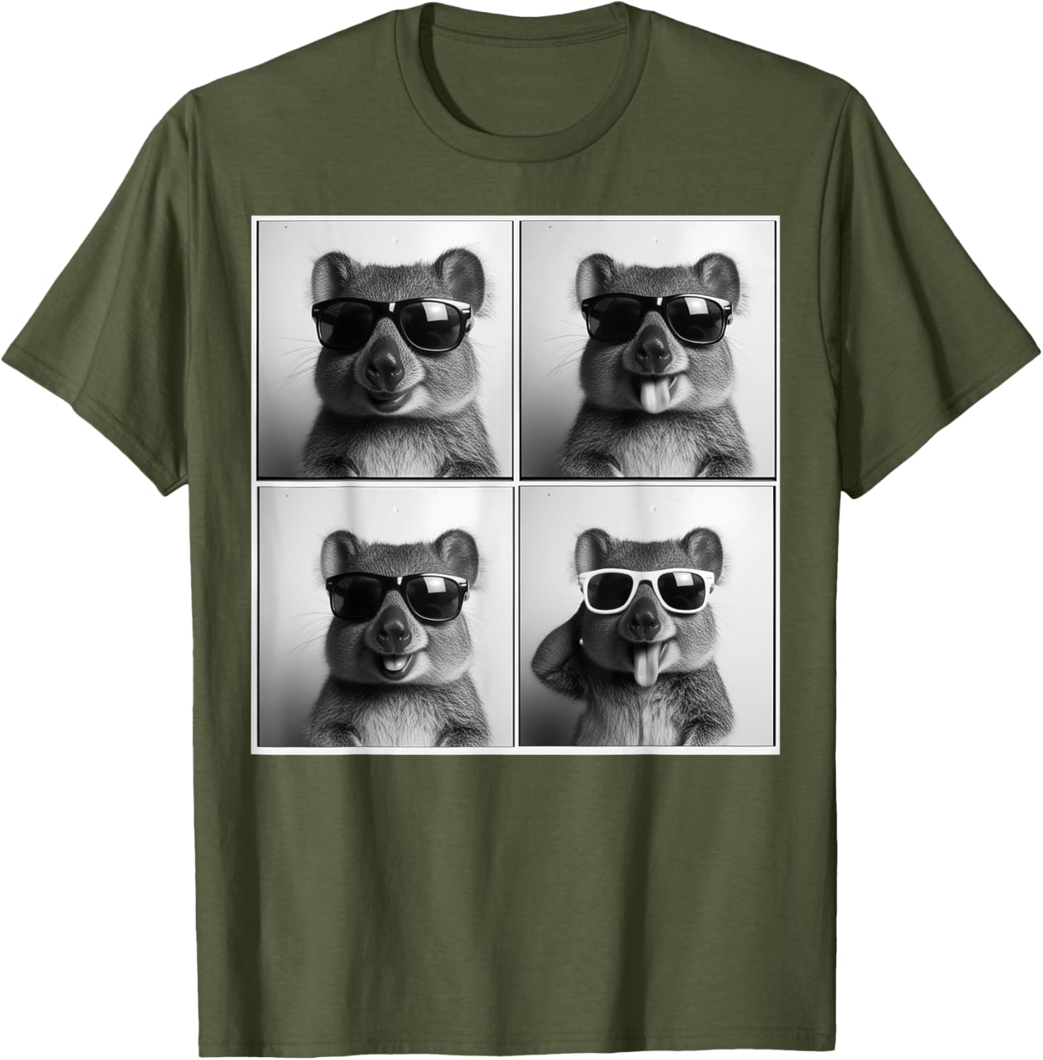 Quokka Photo Booth Funny Birthday T-Shirt for Men and Women - 4