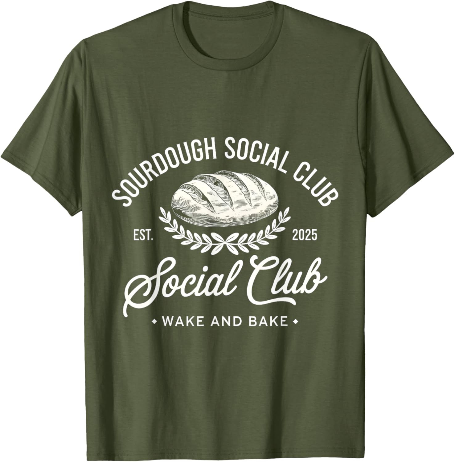 Sourdough Social Club Wake and Bake Retro Design T-Shirt for Fans - 18