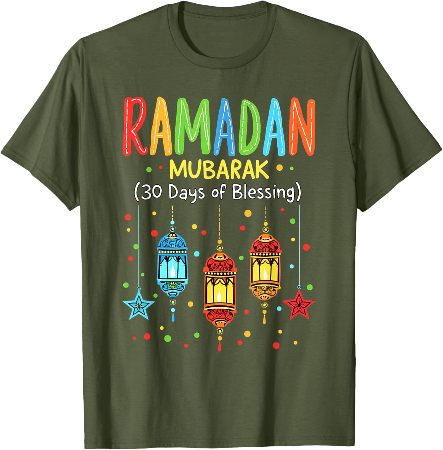 Happy Ramadan Mubarak Boys Youth T-Shirt for Kids Casual Wear - 9