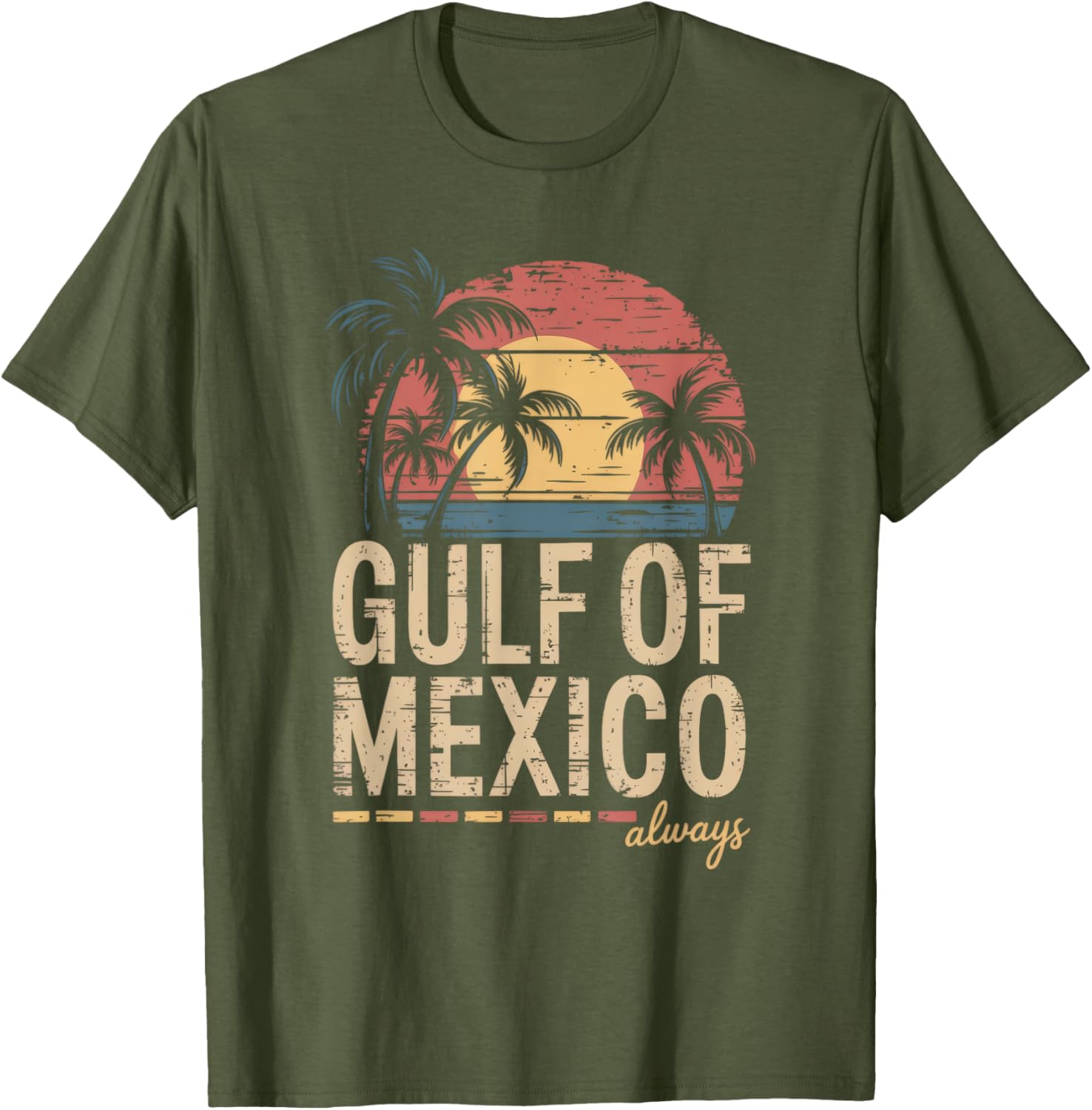 Retro Gulf of Mexico T-Shirt Vintage Style for Beach Lovers and Travelers - 4