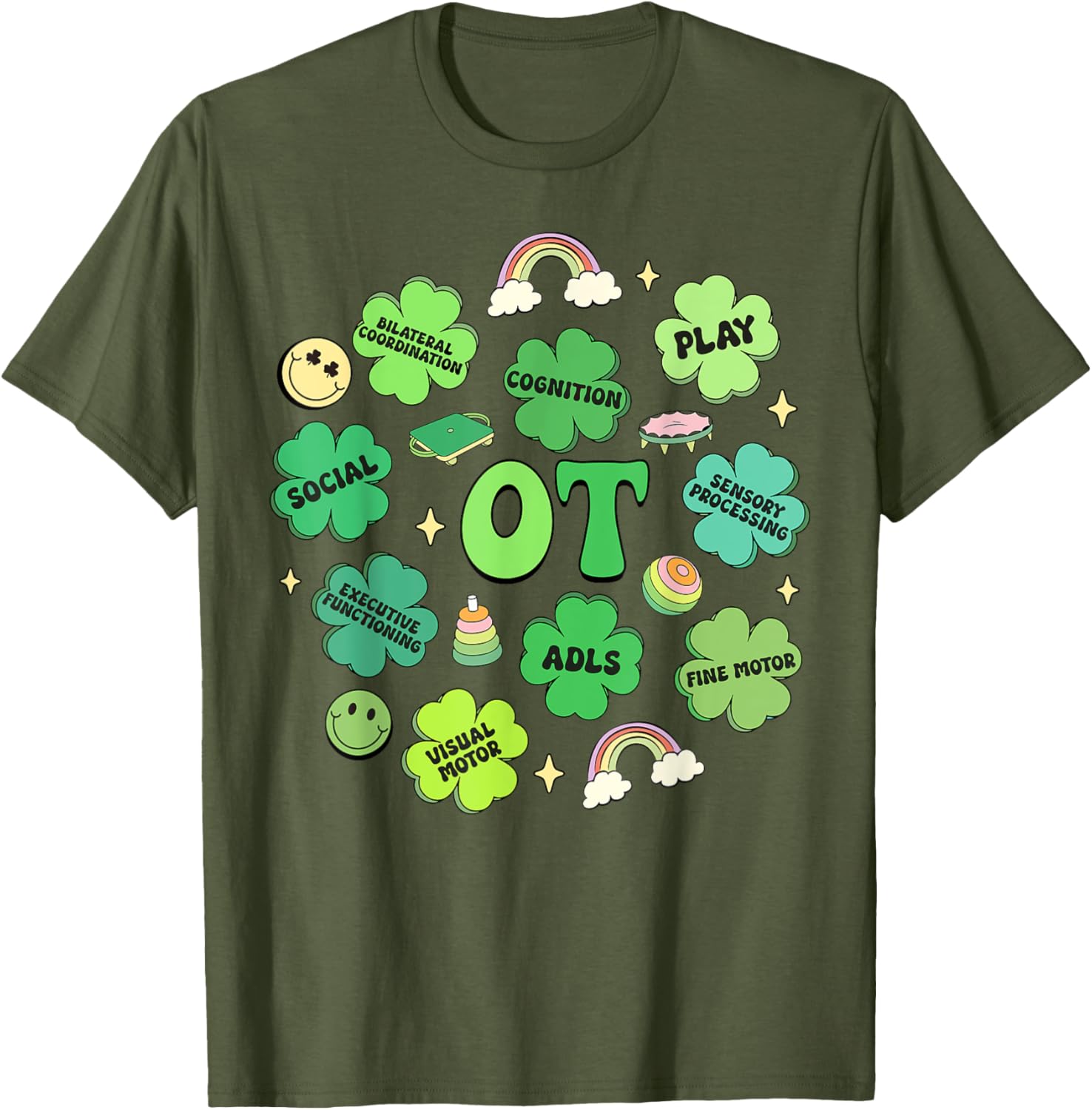 Saint Patrick's Day OT Therapist T-Shirt for Occupational Therapy Fun - 9
