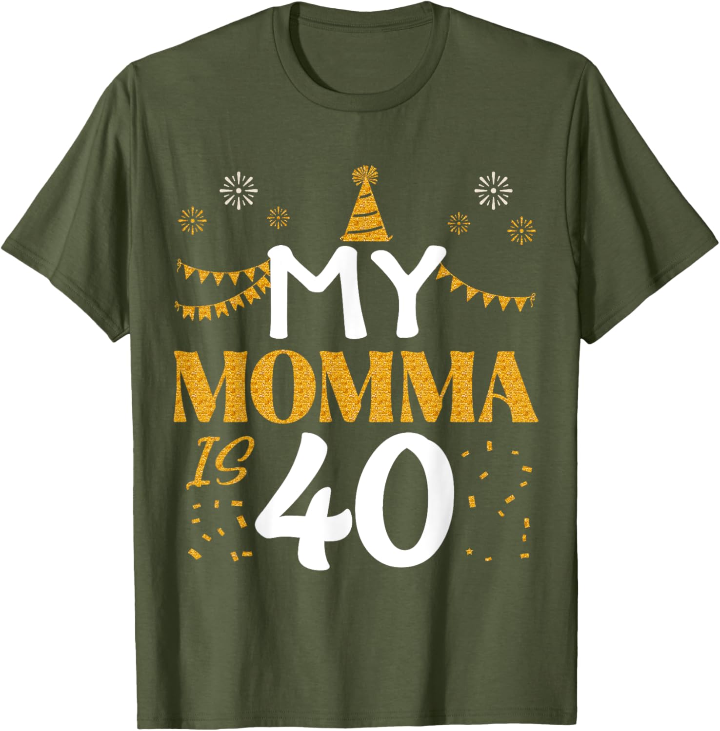 My Momma Is 40 T-Shirt 40th Birthday Gift for 1985 Moms - 8