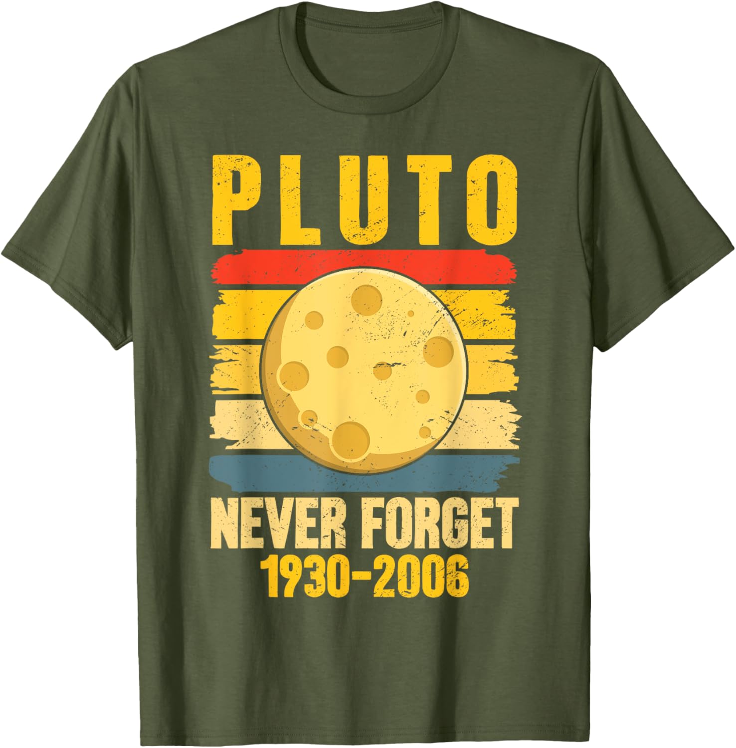 Funny Never Forget Pluto Retro Astronomy T-Shirt for Space Lovers - 4