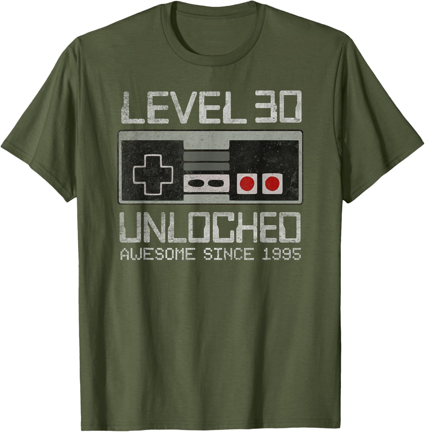 Level 30 Unlocked 30th Birthday Gamer T-Shirt for Men - Fun Gift Idea - 3