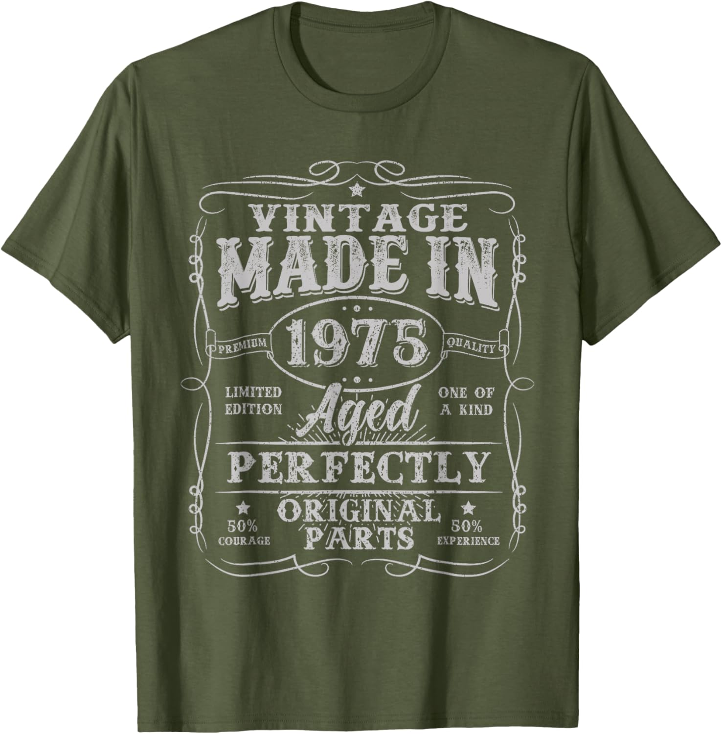 Vintage 50th Birthday T-Shirt for Men Made in 1975 Unique Gift - 18