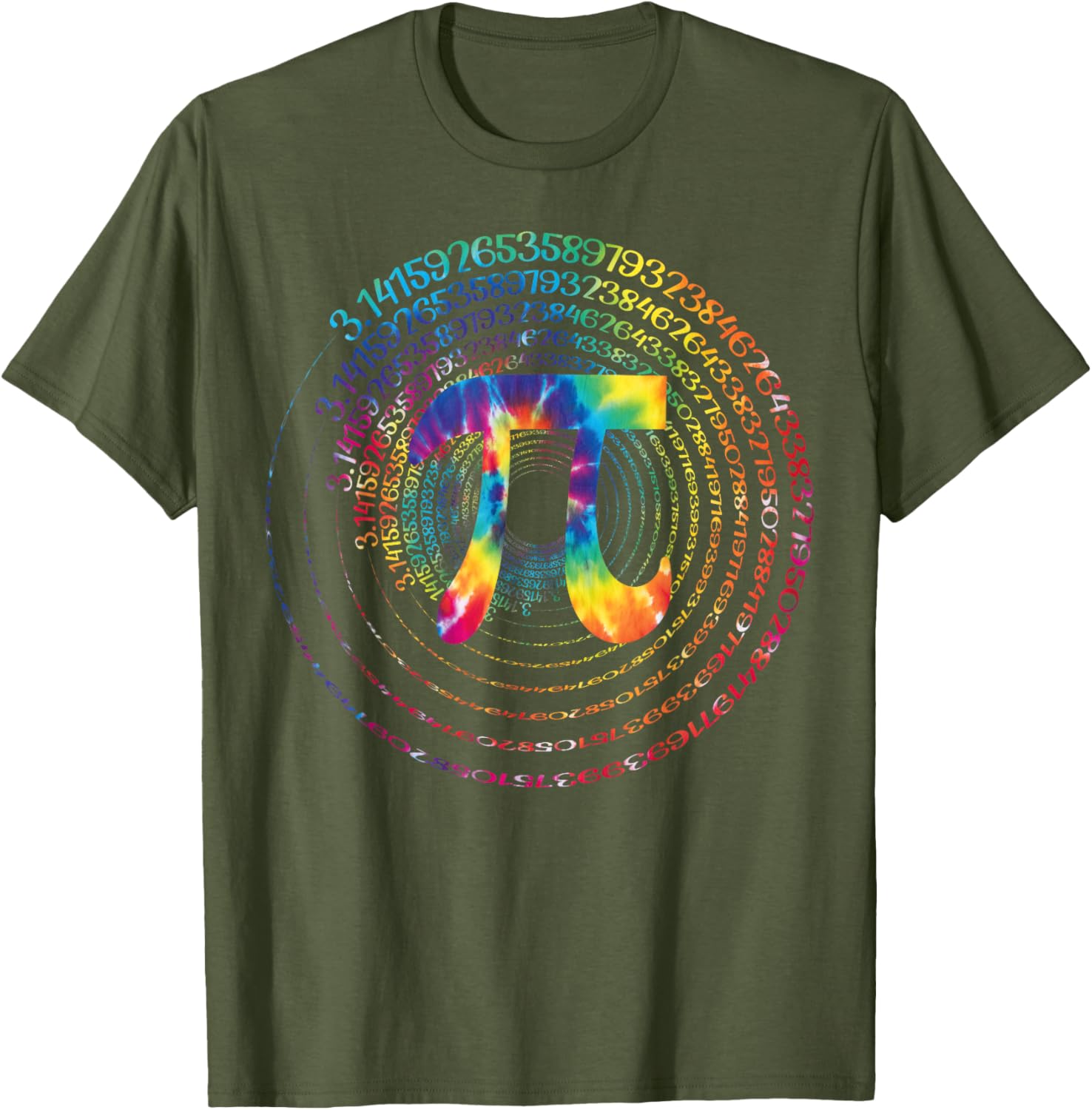 Funny Pi Day Tie Dye T-Shirt - Celebrate Math with 3.14 Style! - 6