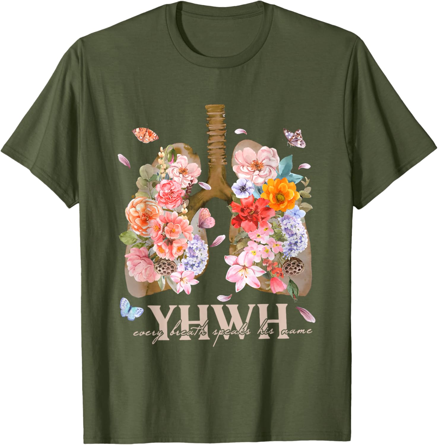 YHWH Every Breath Speaks His Name Christian T-Shirt for Believers - 4