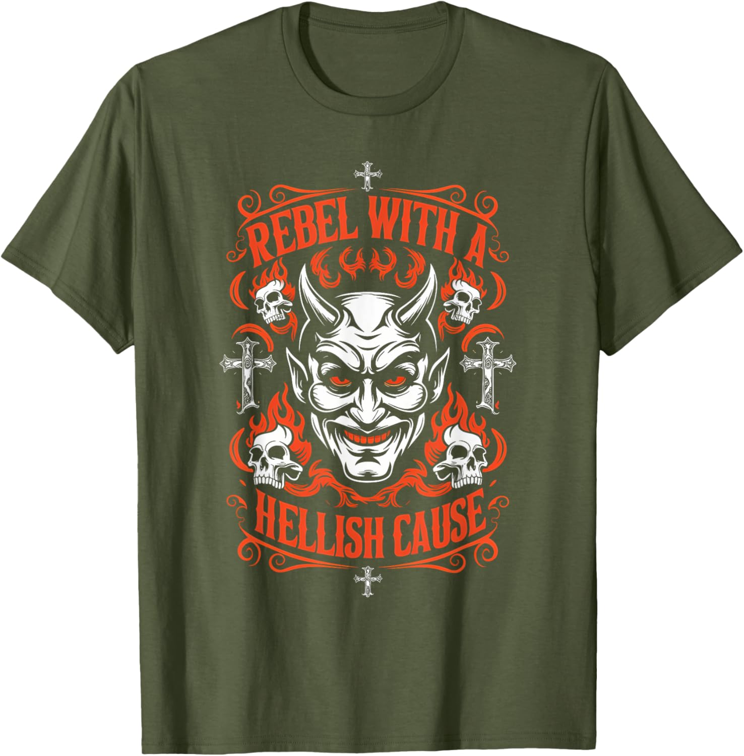 Witch Goth Devil Goat 666 Pentagram Dark Art T-Shirt for Unique Style - 10