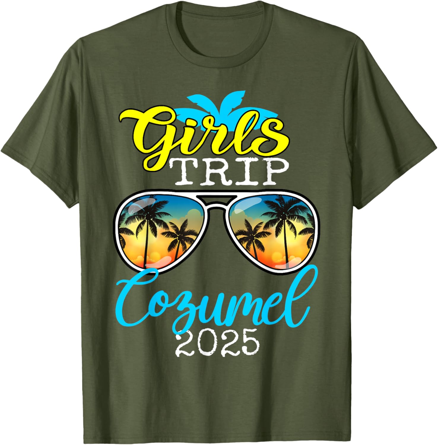 Girls Trip Cozumel 2025 Birthday Squad T-Shirt for Women - 4
