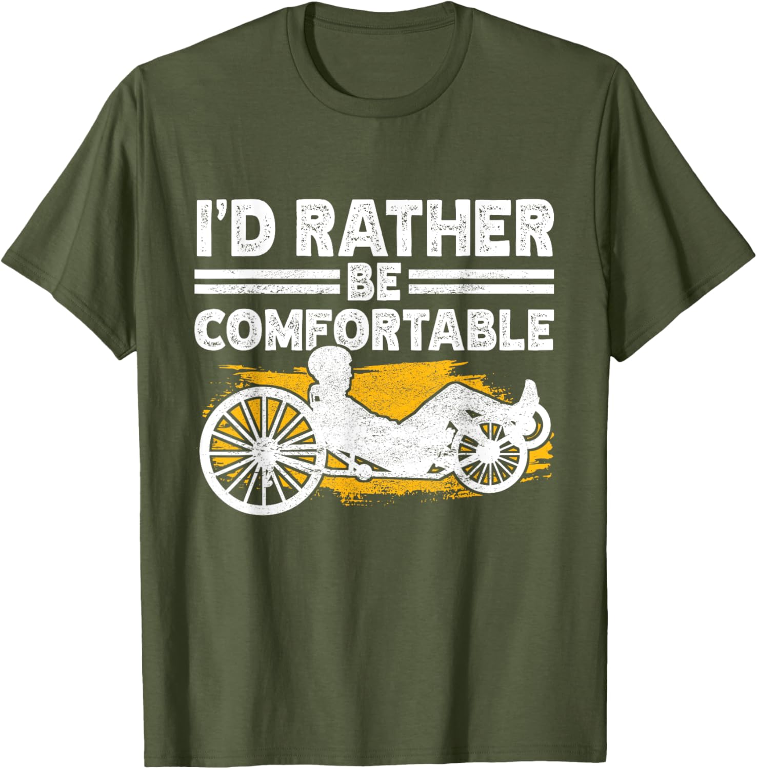 Recumbent Trike Cycling Bike T-Shirt for Comfortable Rides and Style - 3