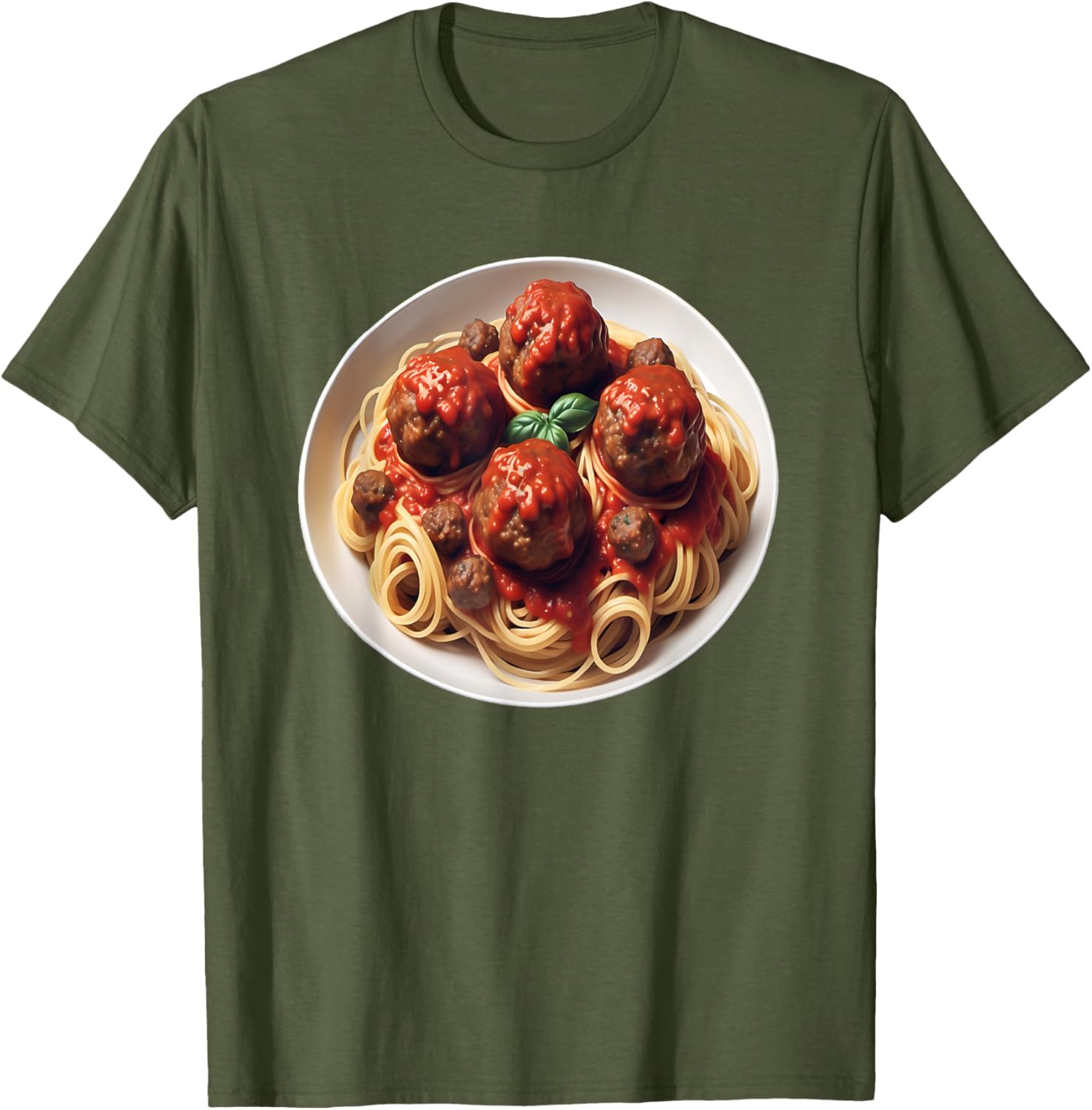 Spaghetti and Meatballs T-Shirt Fun Foodie Apparel for Pasta Lovers - 12