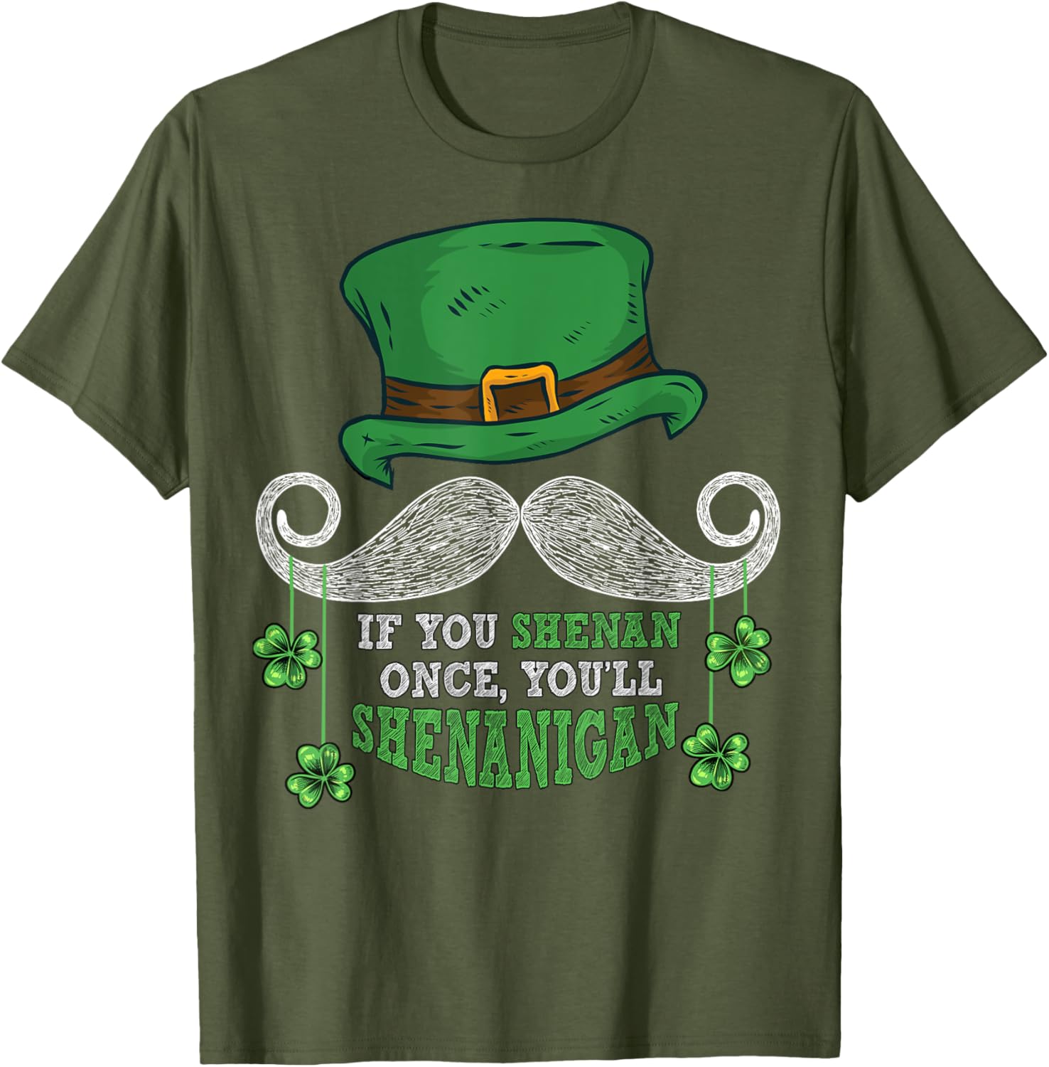 Funny St. Patrick's Day Shenanigan T-Shirt for Festive Fun - 7