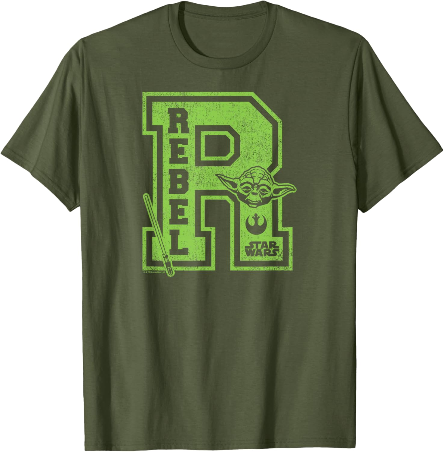 Star Wars Rebel Collegiate T-Shirt - Stylish Fan Apparel for All Ages - 3