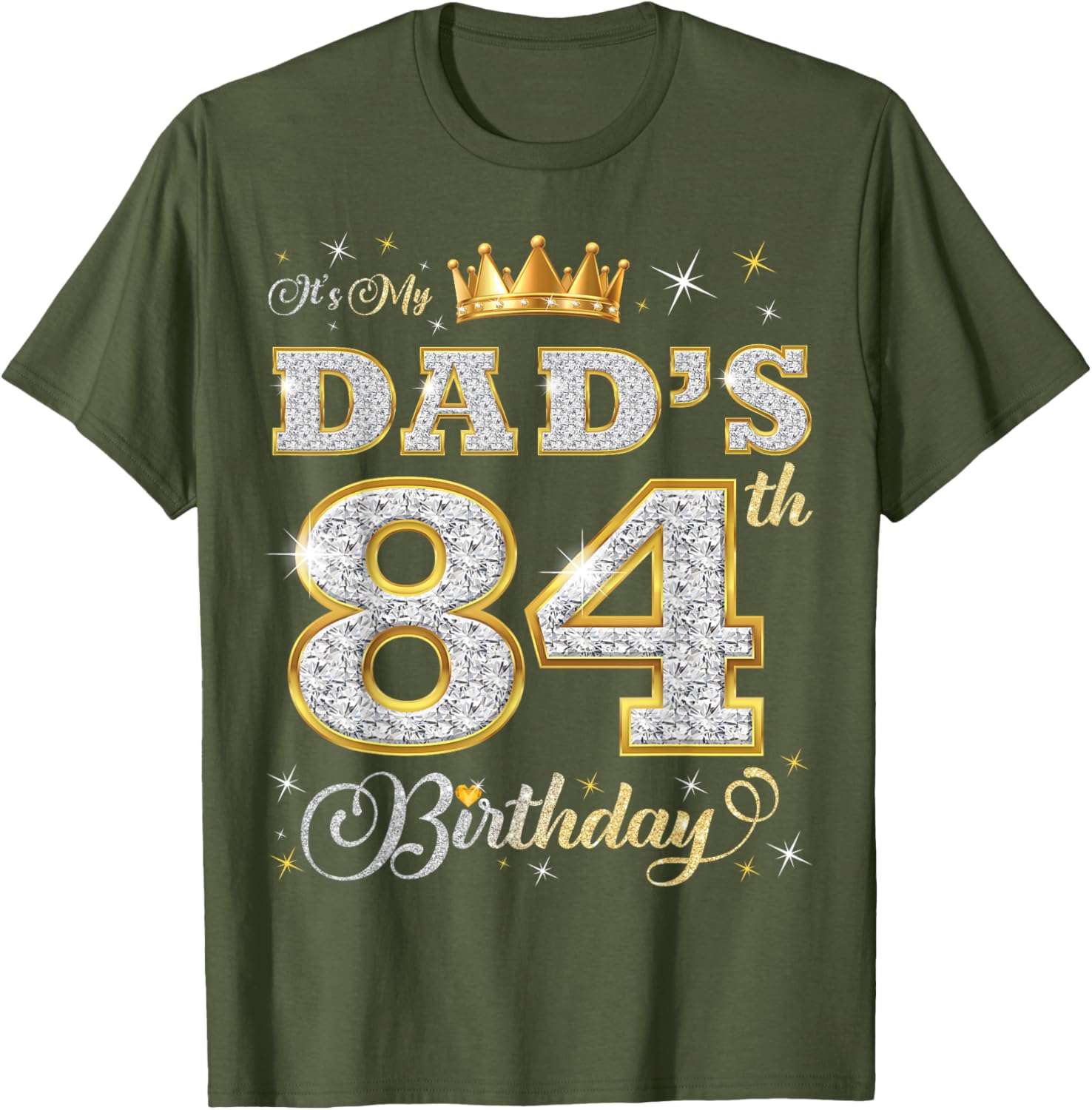 Dad's 84th Birthday T-Shirt Celebrating 84 Years of Love and Life - 17