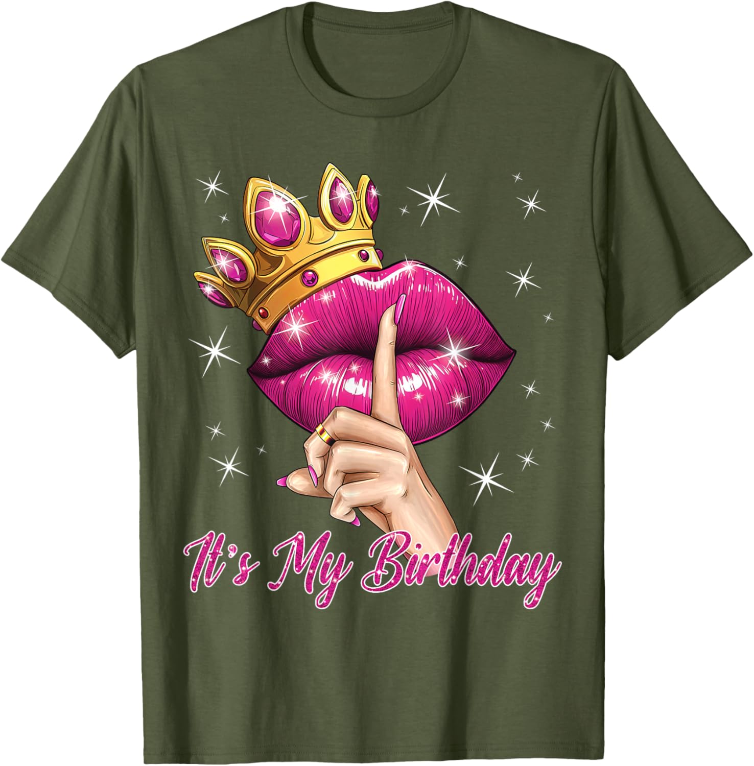 Queen Princess Birthday T-Shirt for Women Cute B-Day Party Gift - 11