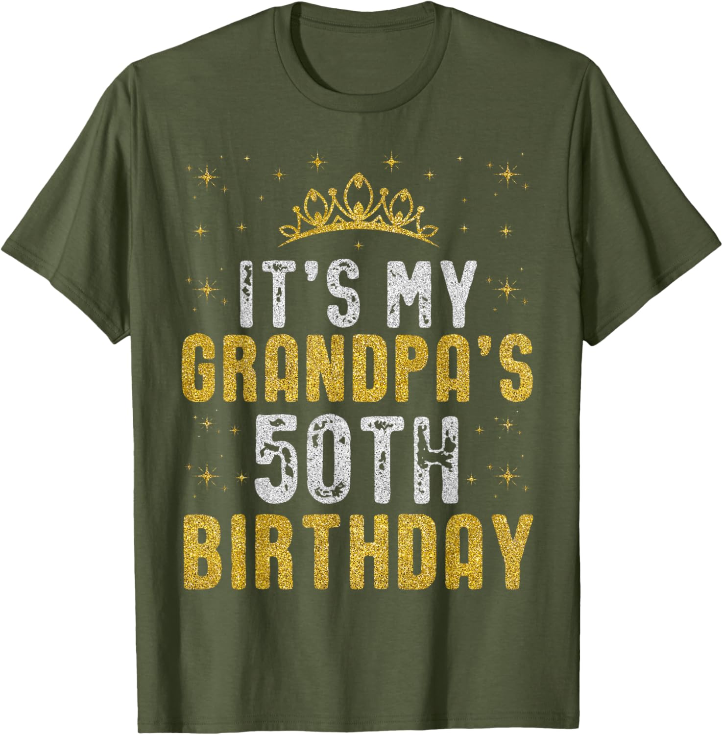 Happy Grandpa's 50th Birthday T-Shirt Retro Style 1975 Gift Idea - 15