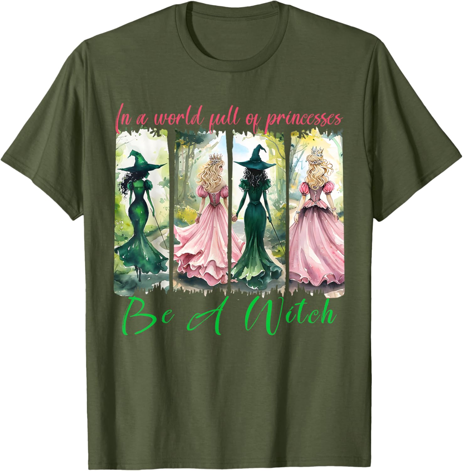 Be a Witch Not a Princess Halloween T-Shirt for Women Stylish Outfit - 24