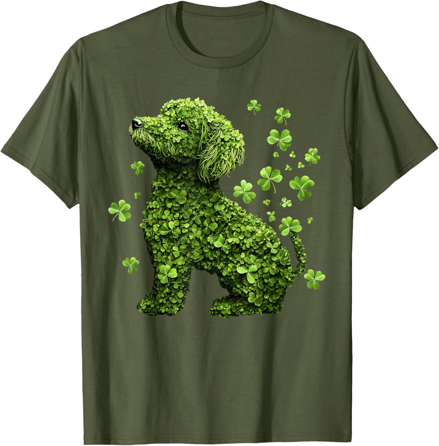 Shamrock Poodle T-Shirt for St. Patrick's Day Fun for All Ages - 1