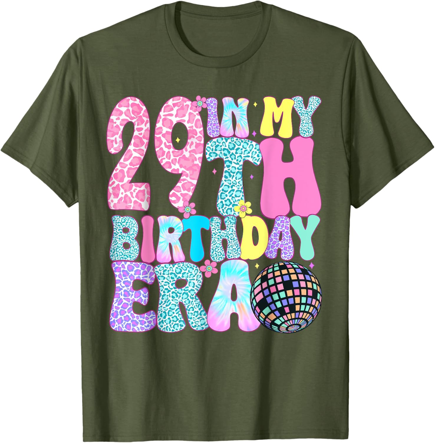 In My 29th Birthday Era T-Shirt for 29 Year Old Birthday Girl 1996 - 25
