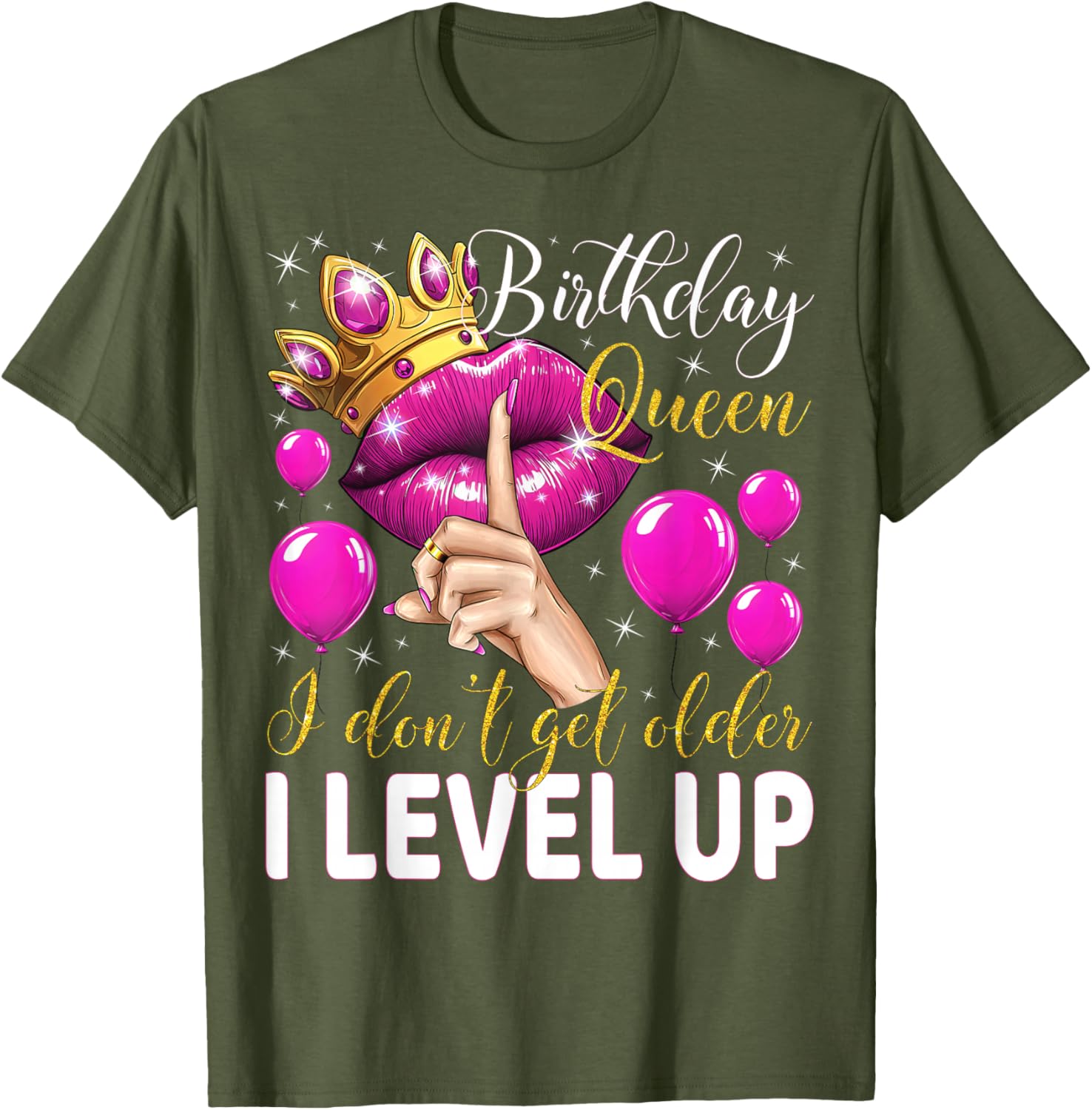 Birthday Queen Level Up T-Shirt for Fun Birthday Celebrations - 7