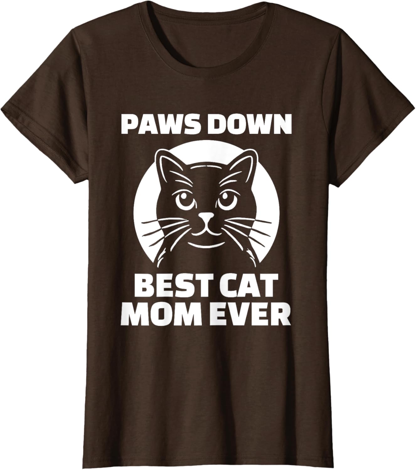 Best Cat Mom Ever T-Shirt for Women - Funny Cat Lover Gift Apparel - 4