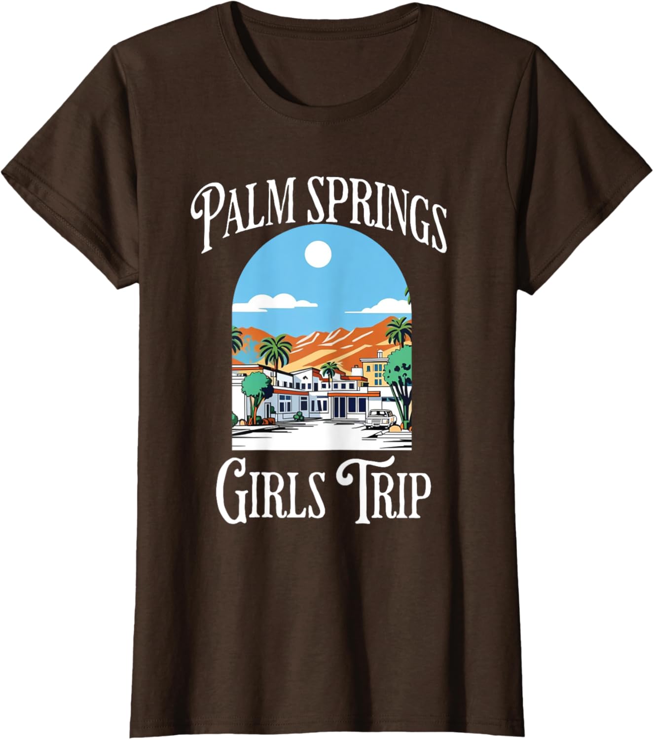Palm Springs Girls Trip T-Shirt 2025 California Vacation Apparel - 3