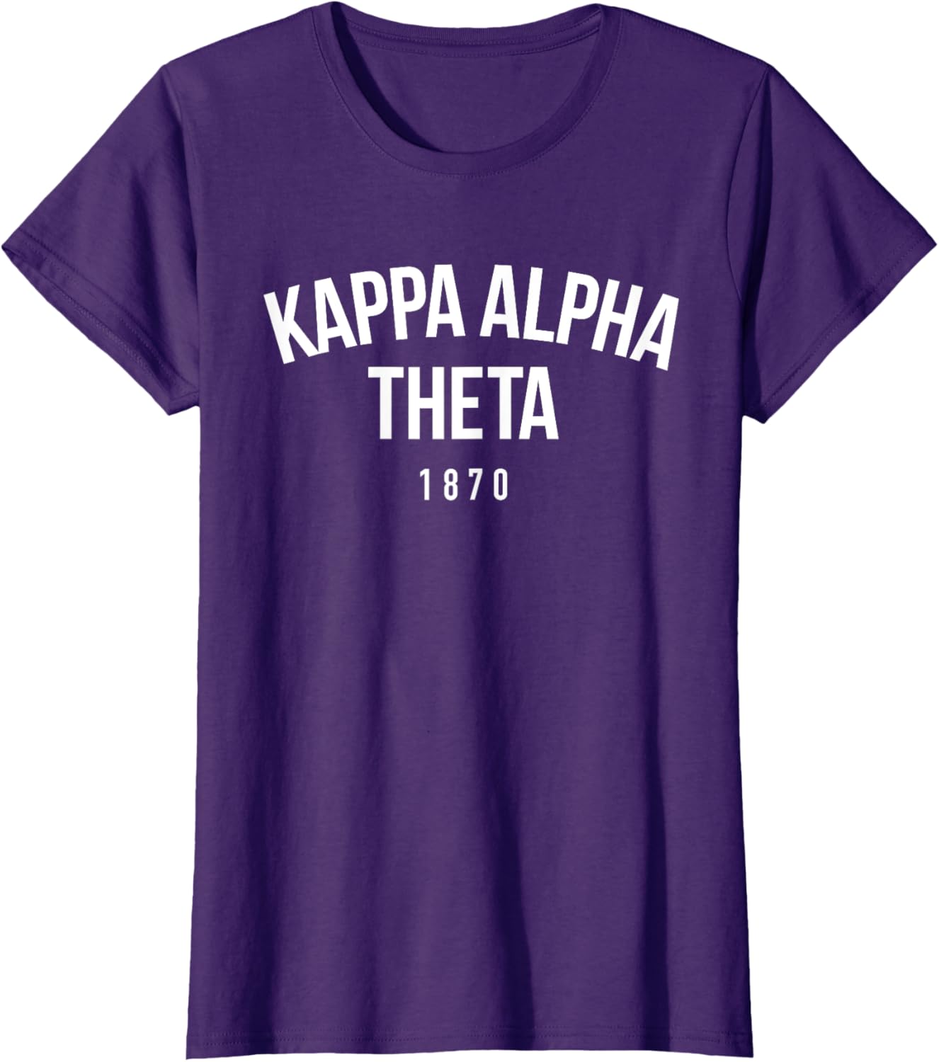 Kappa Alpha Theta Official White Arch Over T-Shirt for Sorority Fans - 7